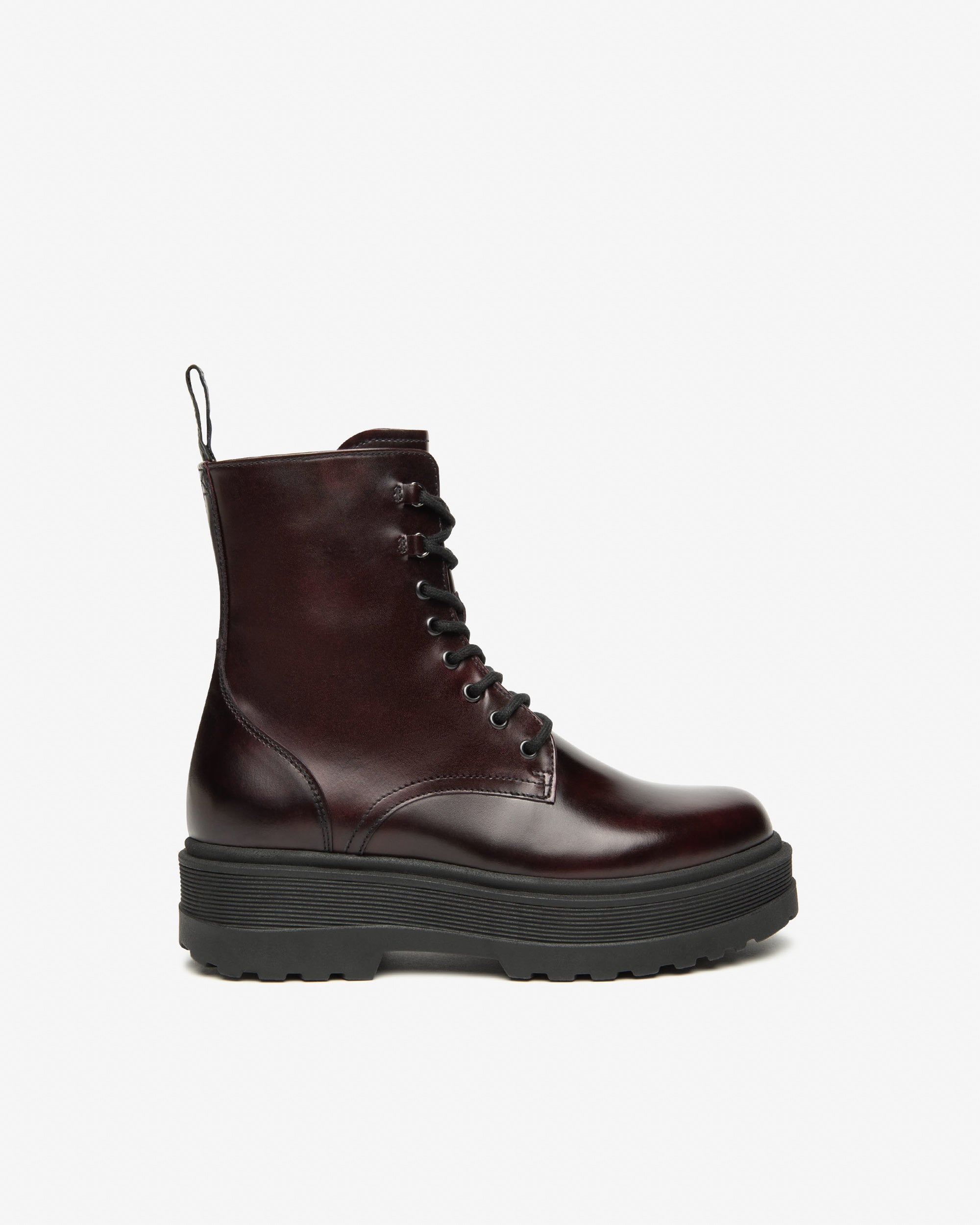 Nerogiardini Bottines Motardes Femme Cuir Plateforme