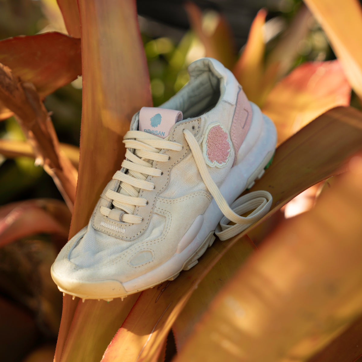 Satorisan Chacrona Linen sneakers Chantilly Cream