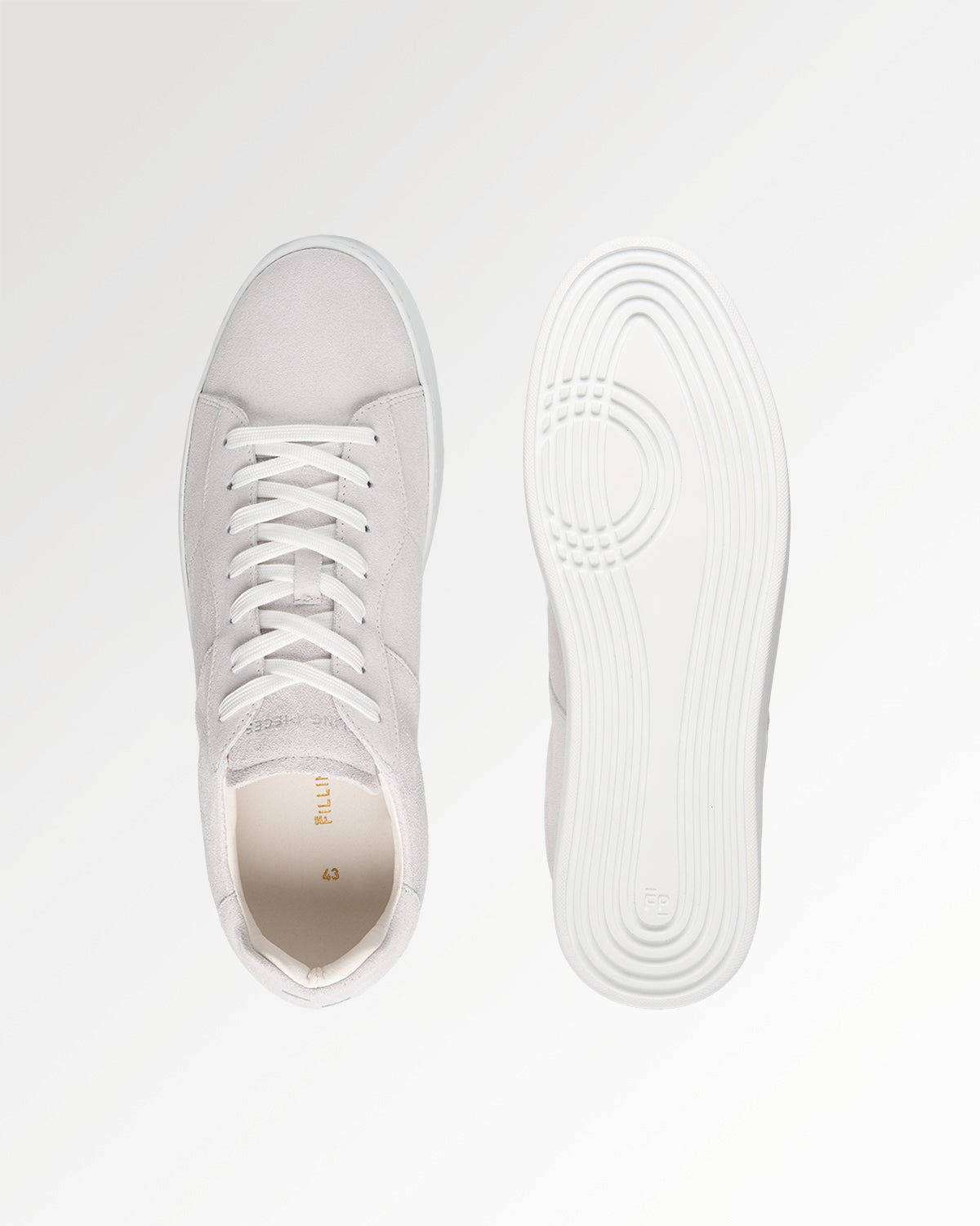 Filling Pieces Court baskets suede off white 43 cuir