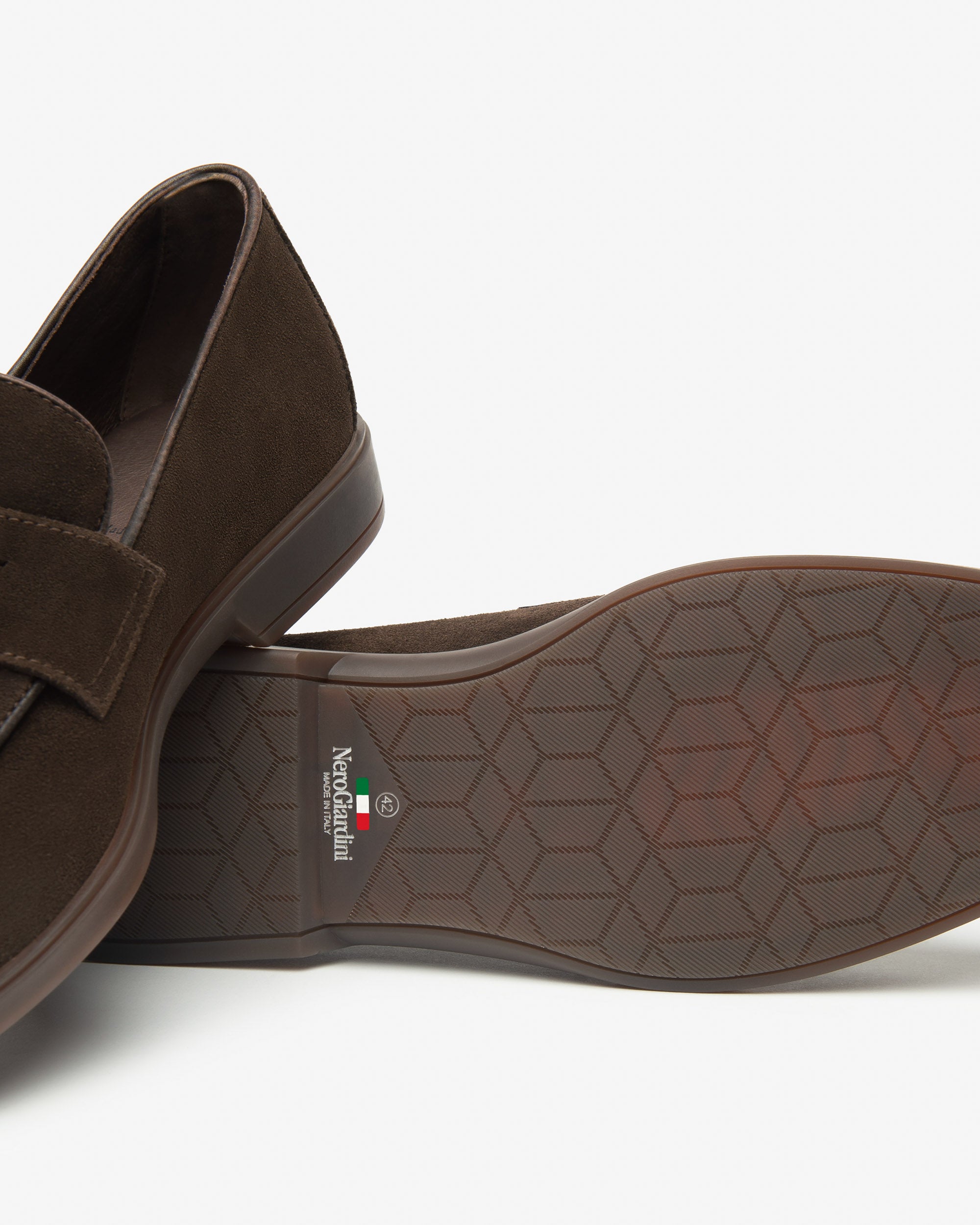 NeroGiardini Mocassins Homme Cuir Velours Ville Confort