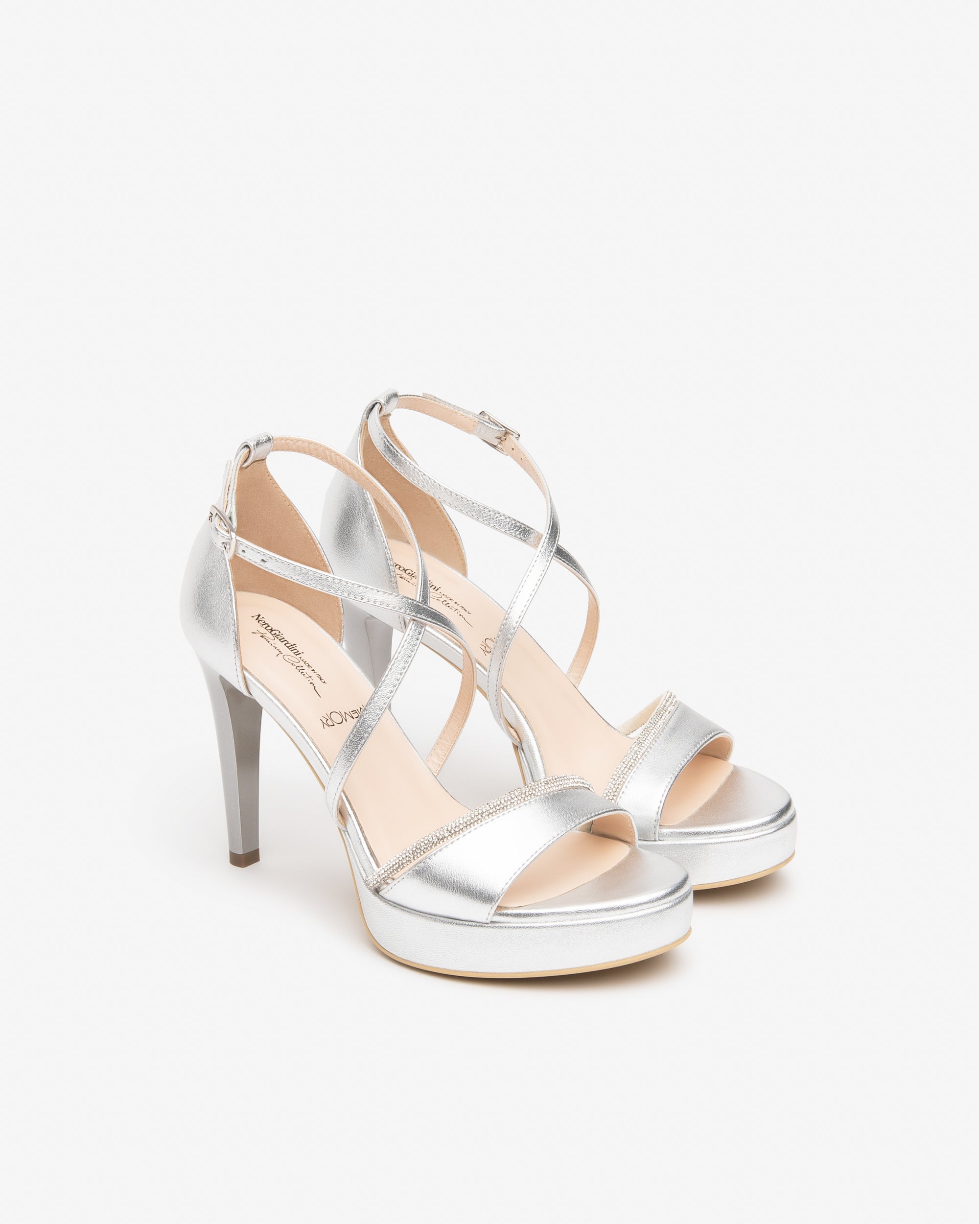 NeroGiardini Sandales Cuir Femme Premium Été