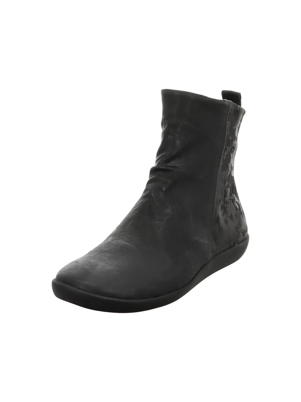 Think Nature bottines femme cuir doublure cuir noir