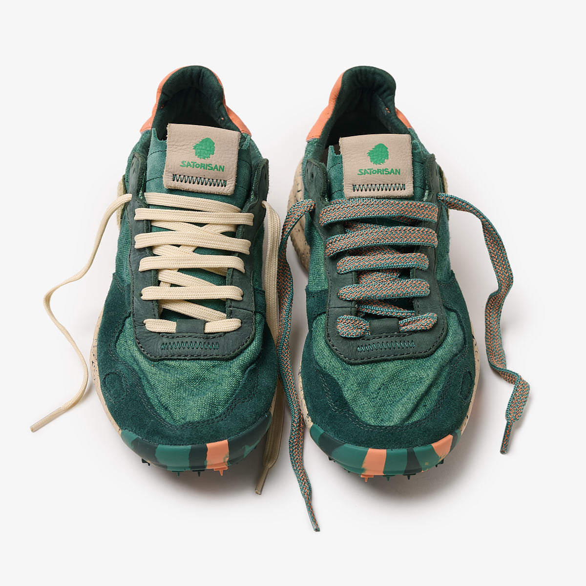 Satorisan Chacrona Linen Diving Green M baskets lin homme 40-47