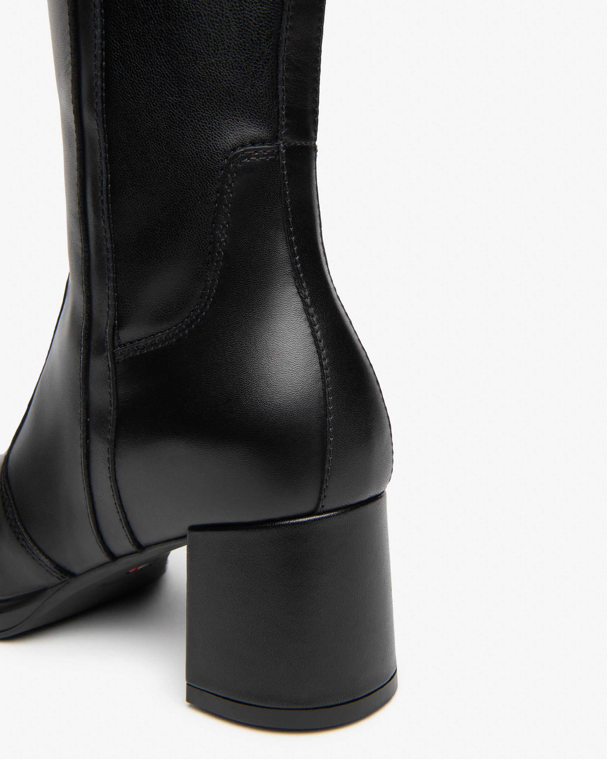 Nerogiardini Bottes bottes cuir femme talon 60mm zip