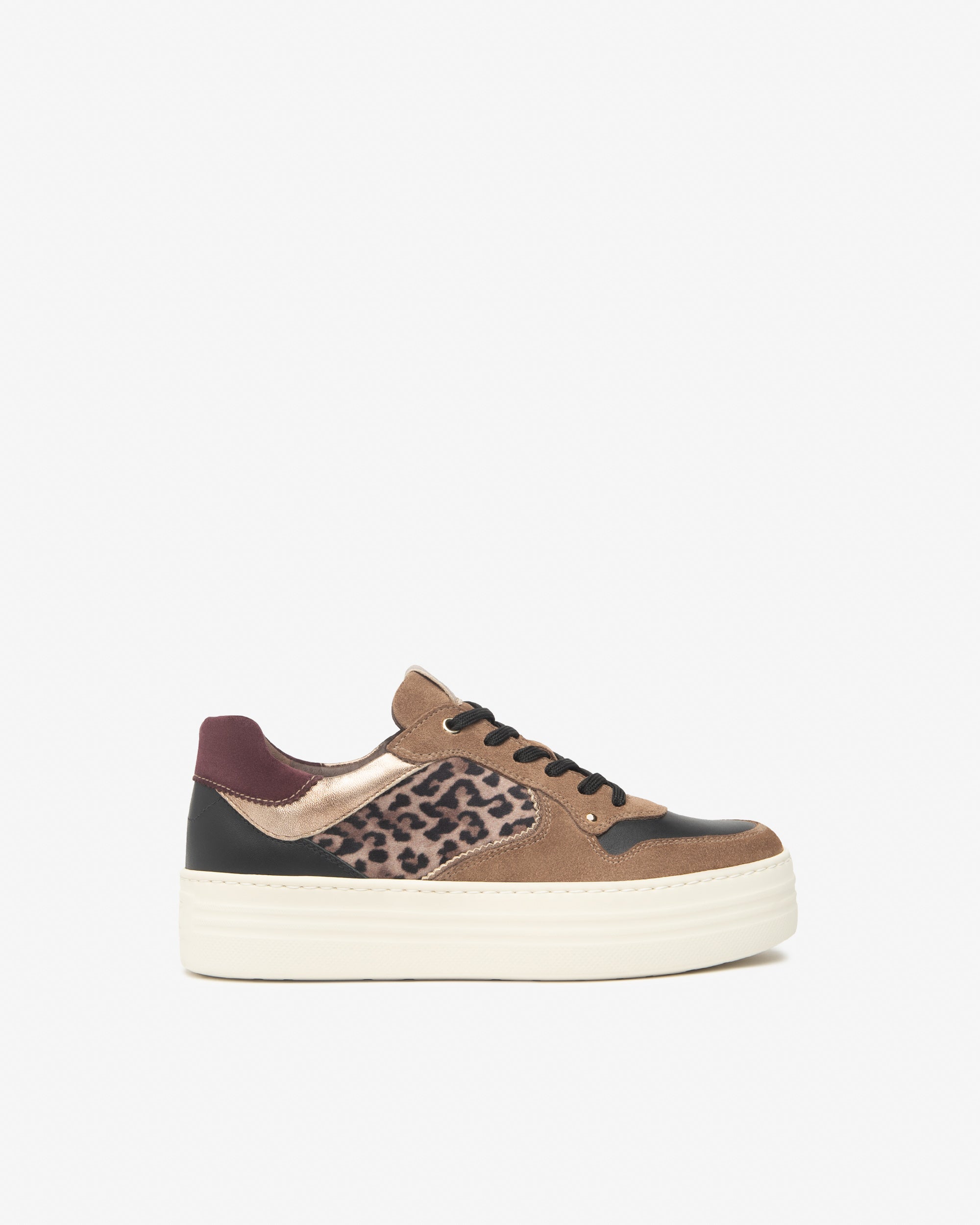 NeroGiardini Sneakers Femme Cuir Velours Technique Confort