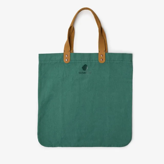 Satorisan Gaia sac tote bag vert taille M anses cuir