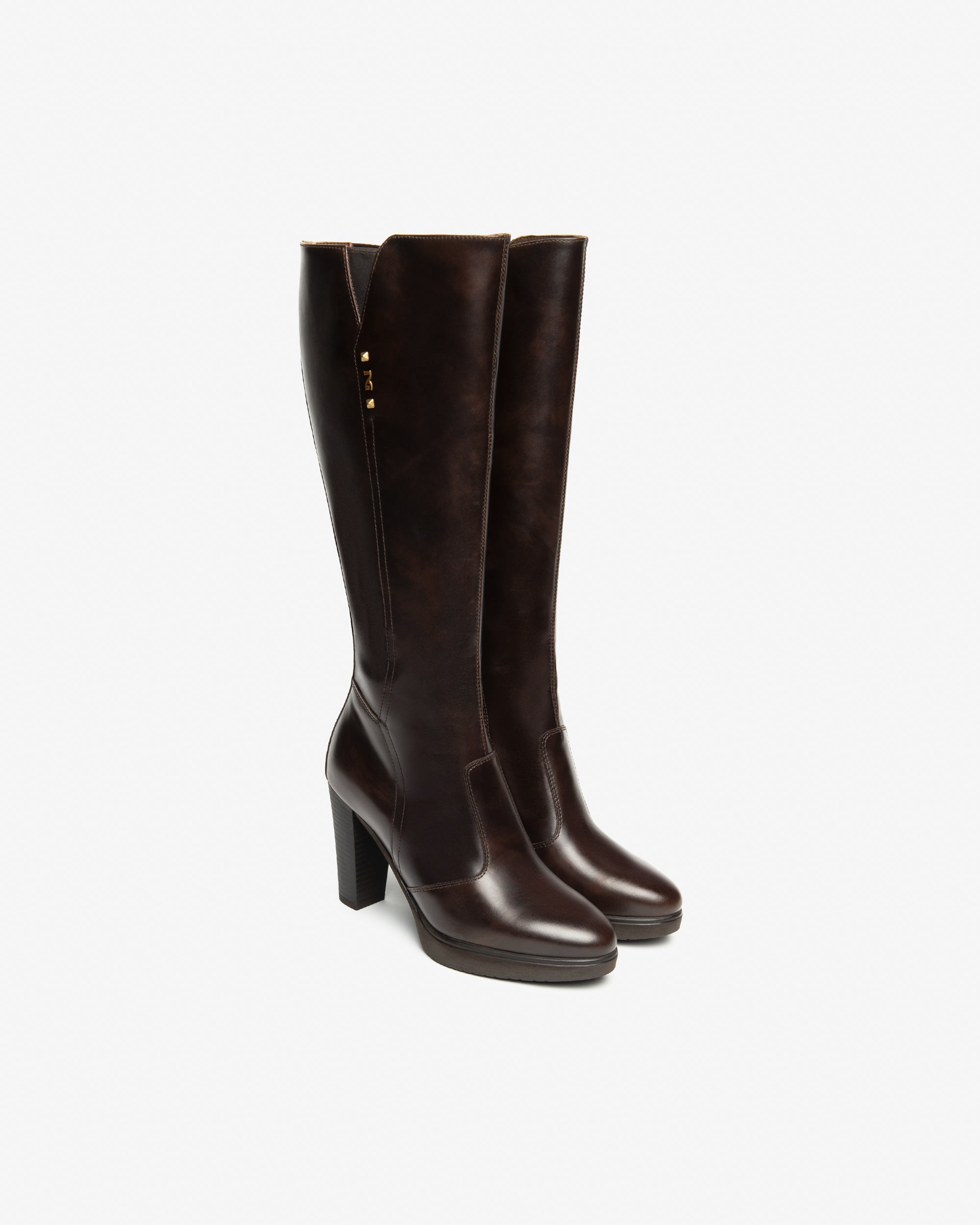 NeroGiardini Bottes boots cuir femme automne hiver
