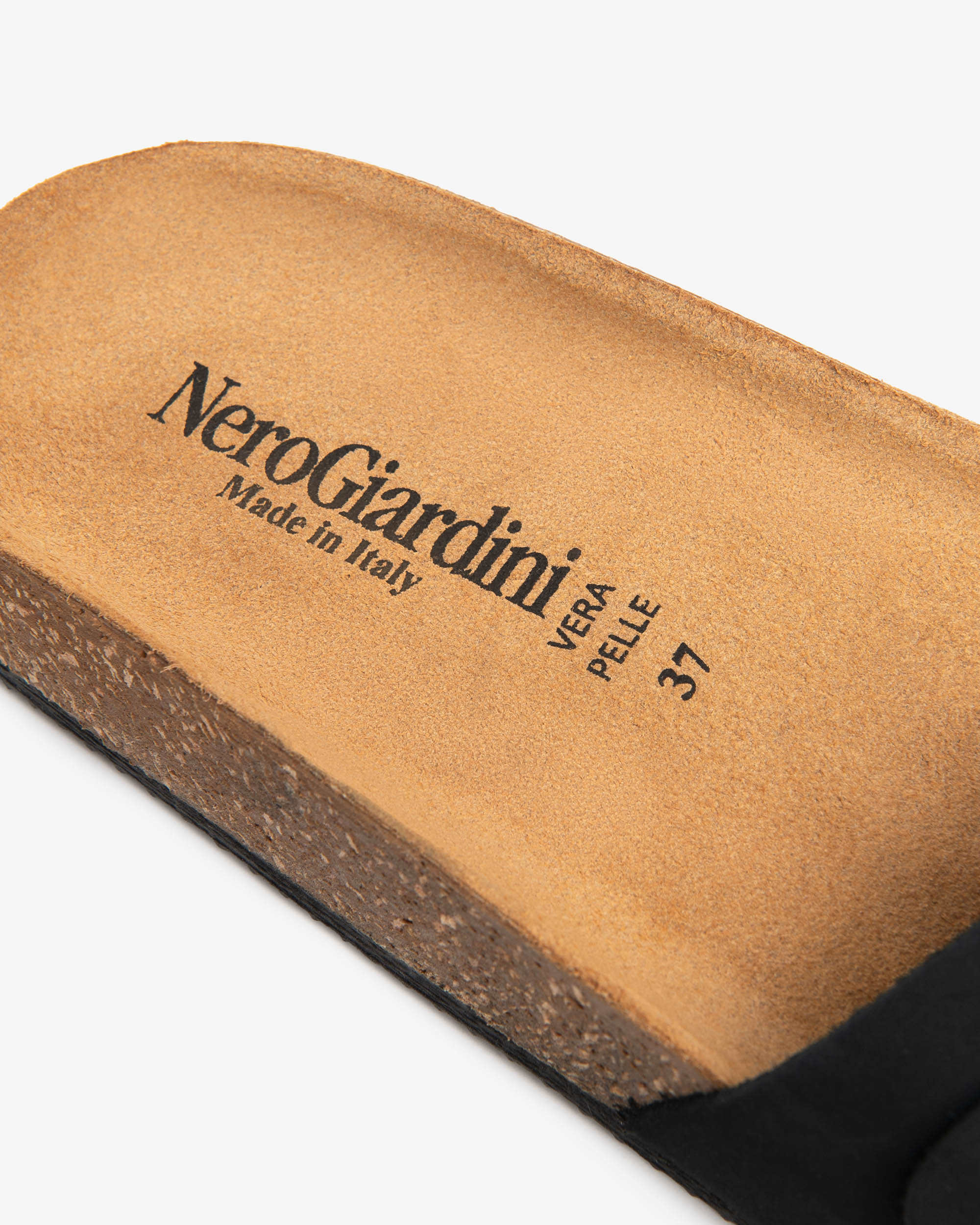 Nerogiardini Mules Femme Cuir Été Confort Quotidien