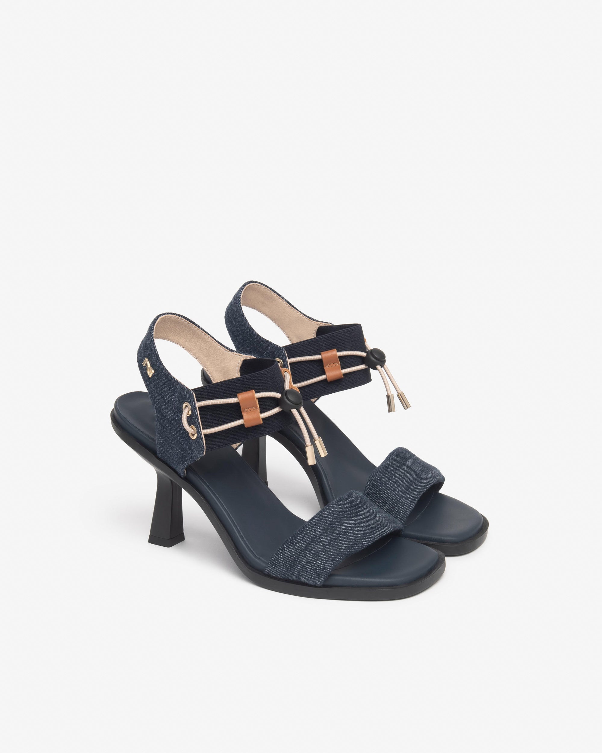 NeroGiardini Sandales Femme Tissu Cuir Été 38