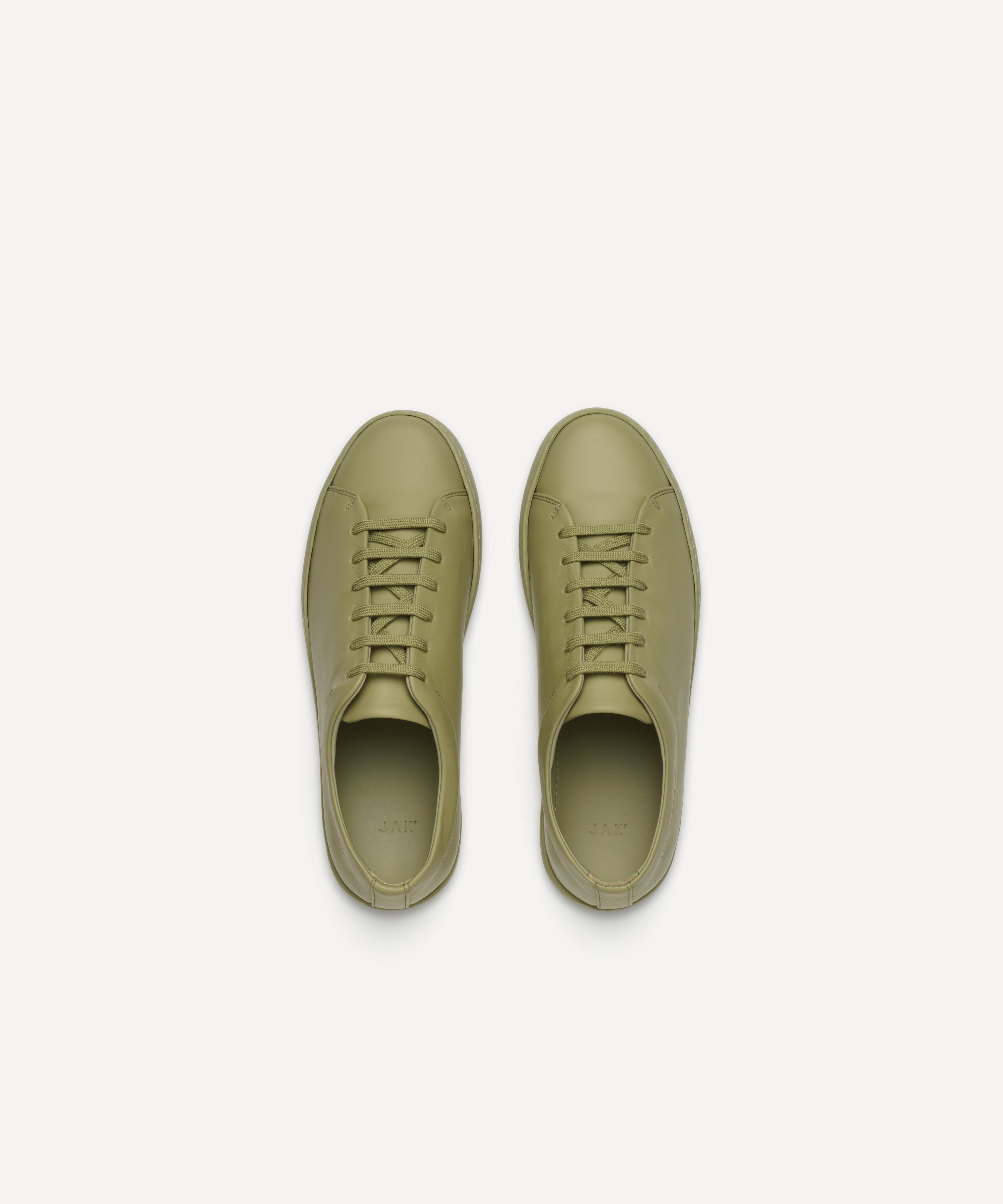 JAK Royal Sage Green sneakers cuir vert