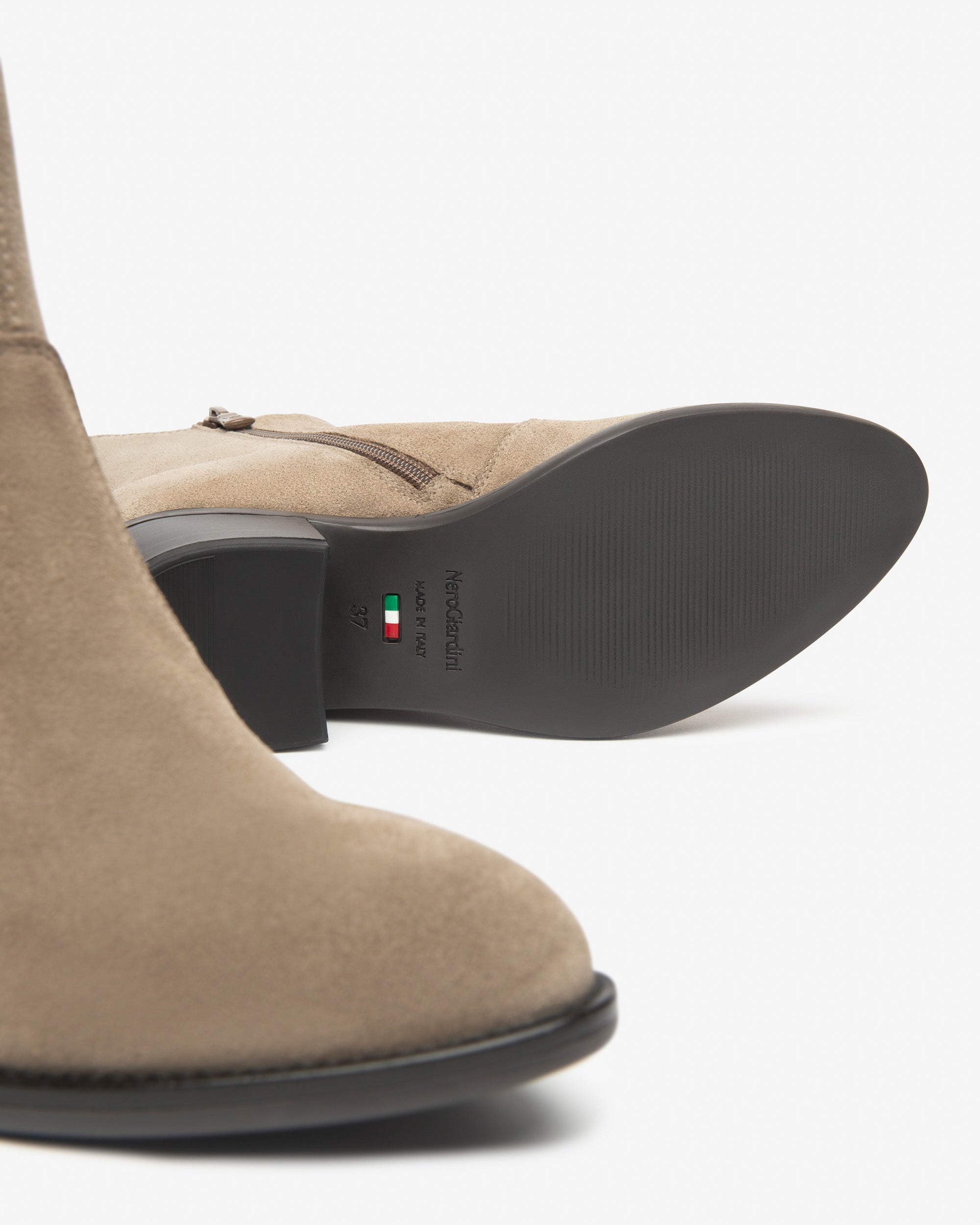 NeroGiardini Chelsea Femme Cuir Velours hiver