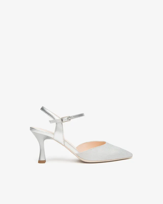 NeroGiardini Slingbacks Femme Cuir Tissu Premium