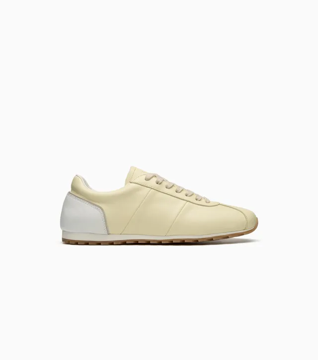 JAK Soul Yellow sneakers cuir jaune femme