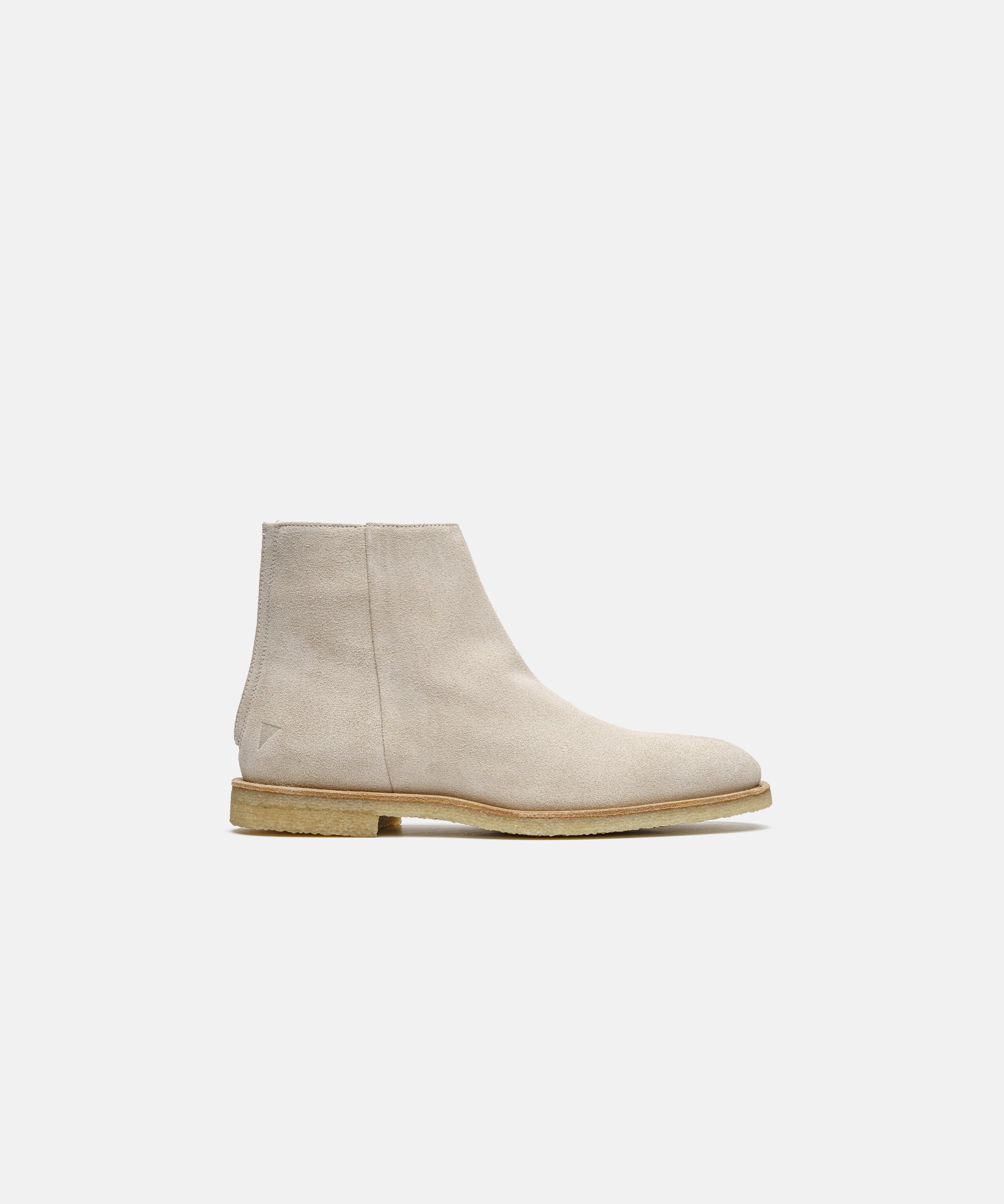JAK Villa bottines suède off-white 43 zip unisexe