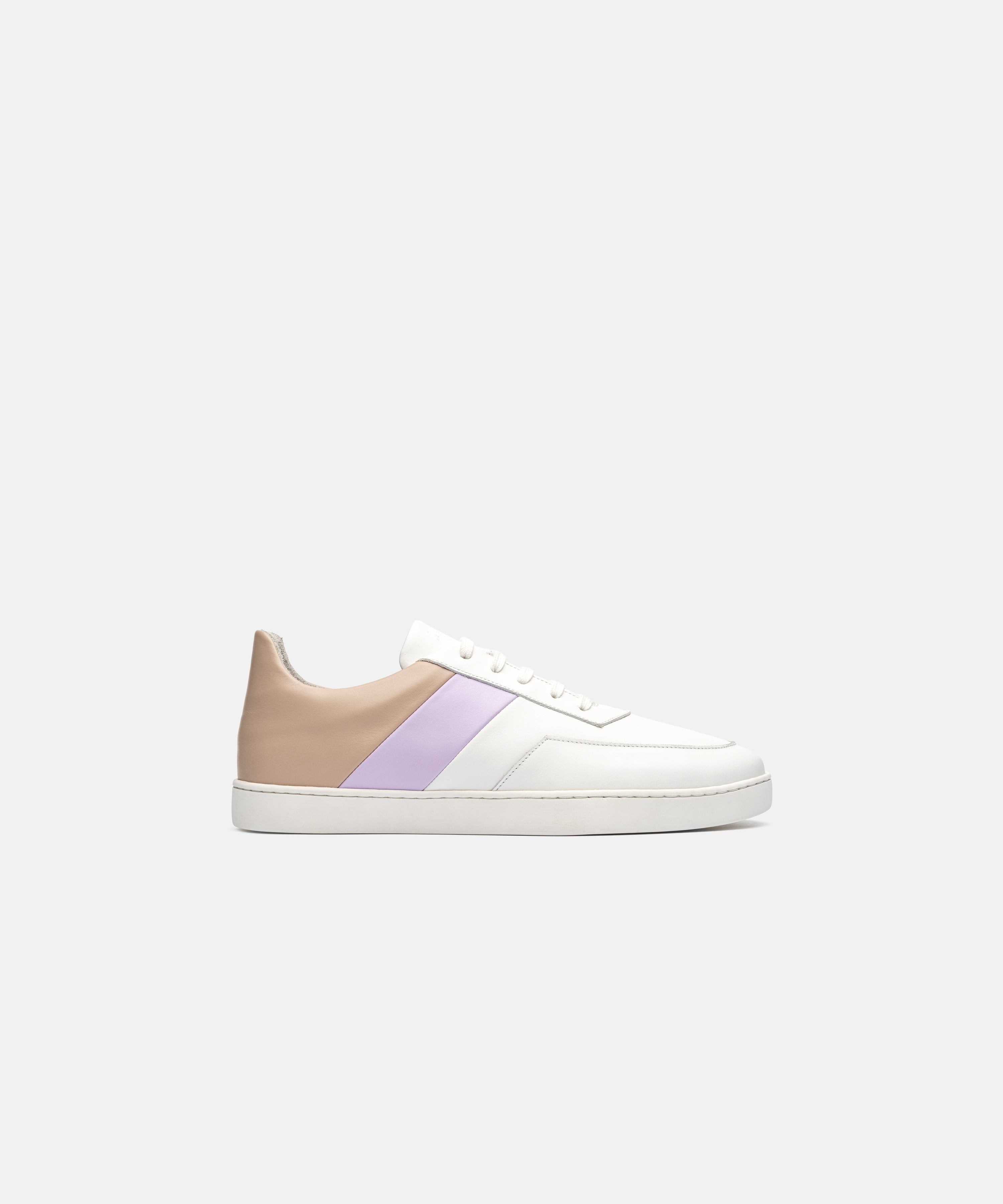 Jak Atlas Low II sneakers cuir nude lilas