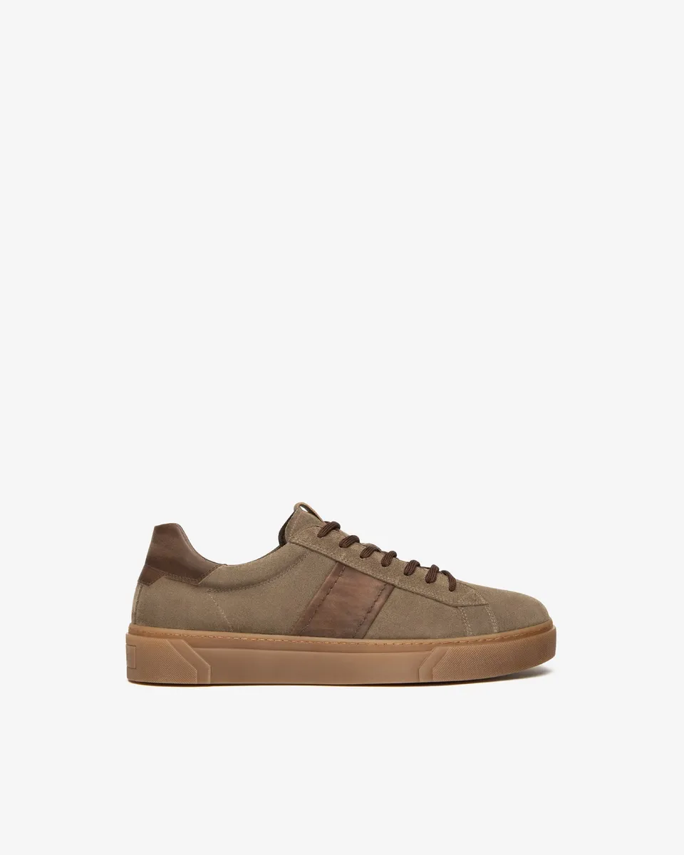 Nerogiardini Sneakers baskets homme cuir velours DryGo