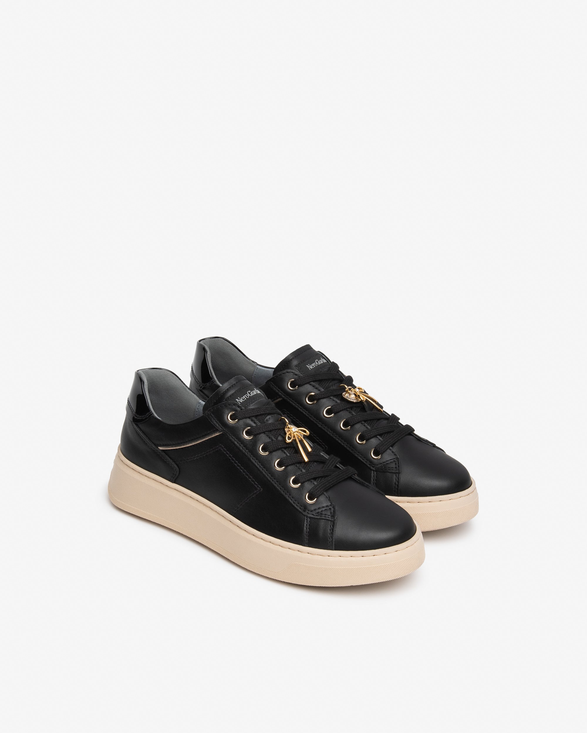 NeroGiardini Sneakers Femme Cuir Plateforme 40 mm