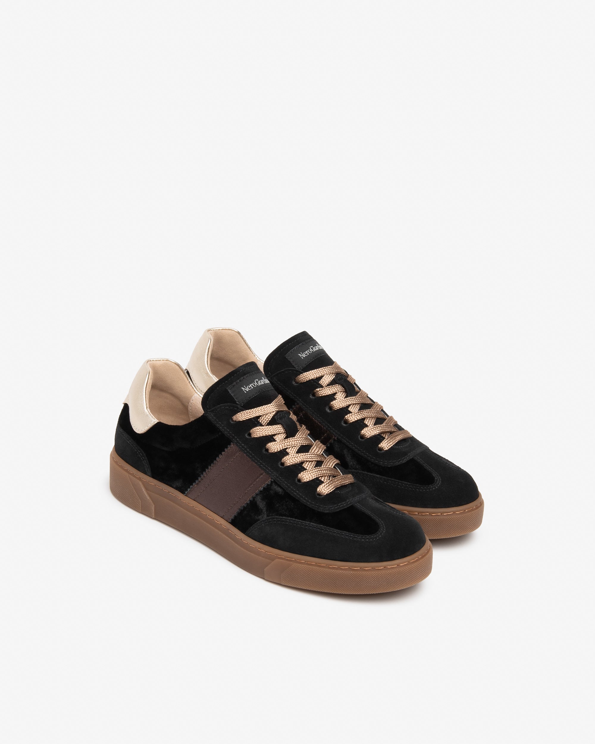NeroGiardini Sneakers Femme Cuir Velours baskets cuir 35-41
