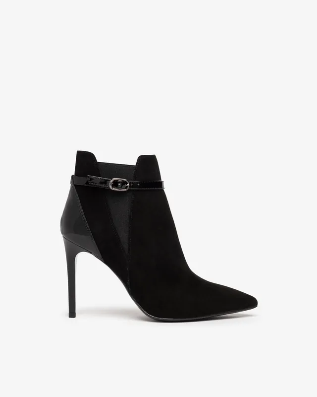 NeroGiardini Bottines Femme Velours Vernis 38