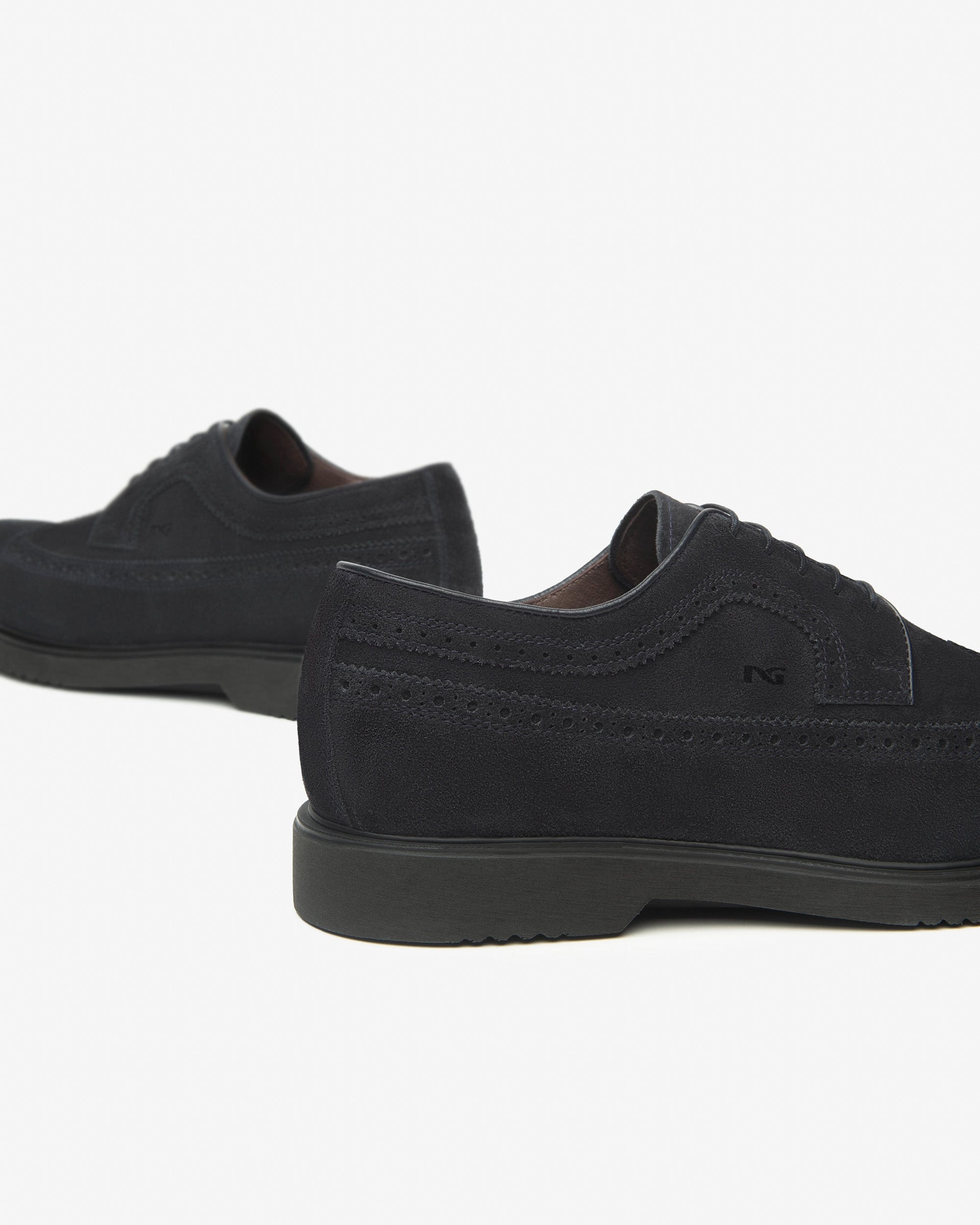 NeroGiardini Chaussures à lacets Derby homme cuir velours 42