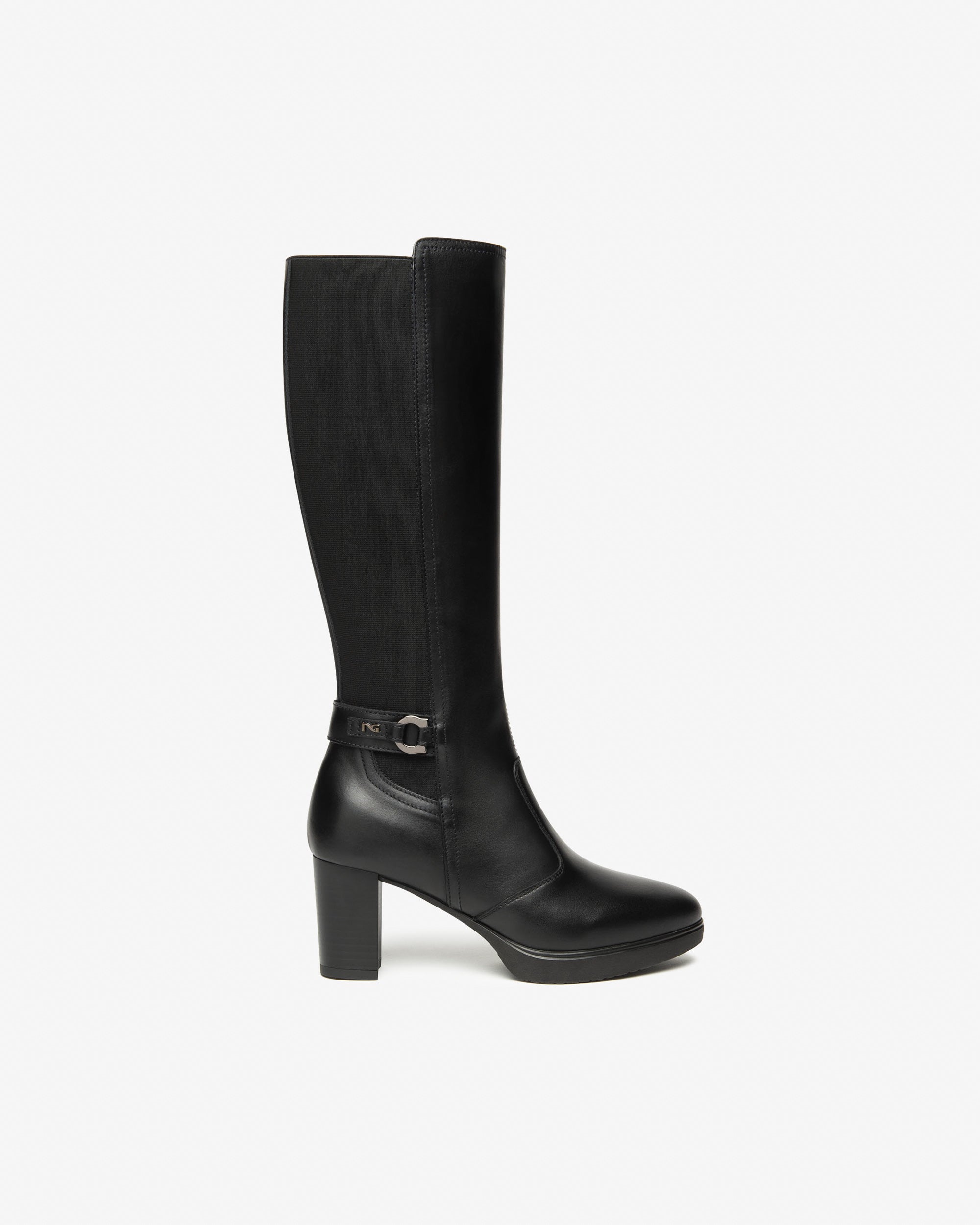 NeroGiardini Bottes bottes cuir tissu femme 35-41