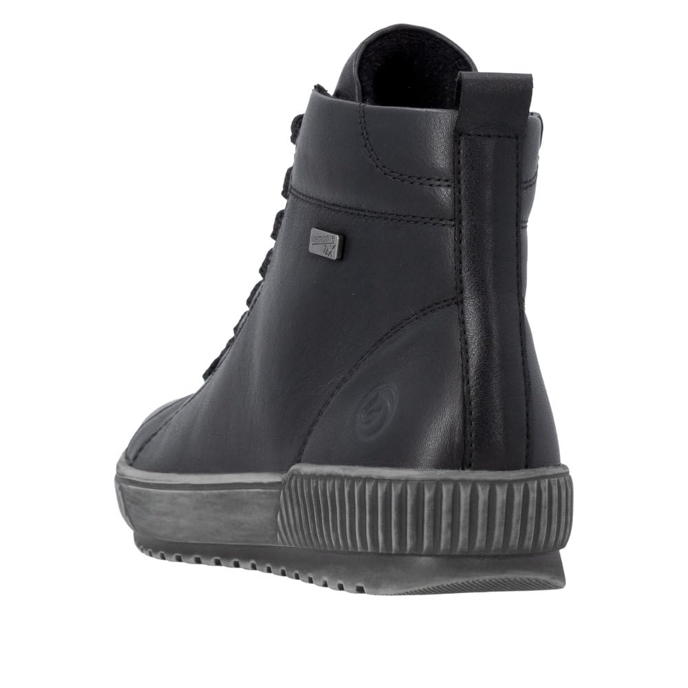 Remonte D0782 bottes à lacets femme bleu cuir TEX