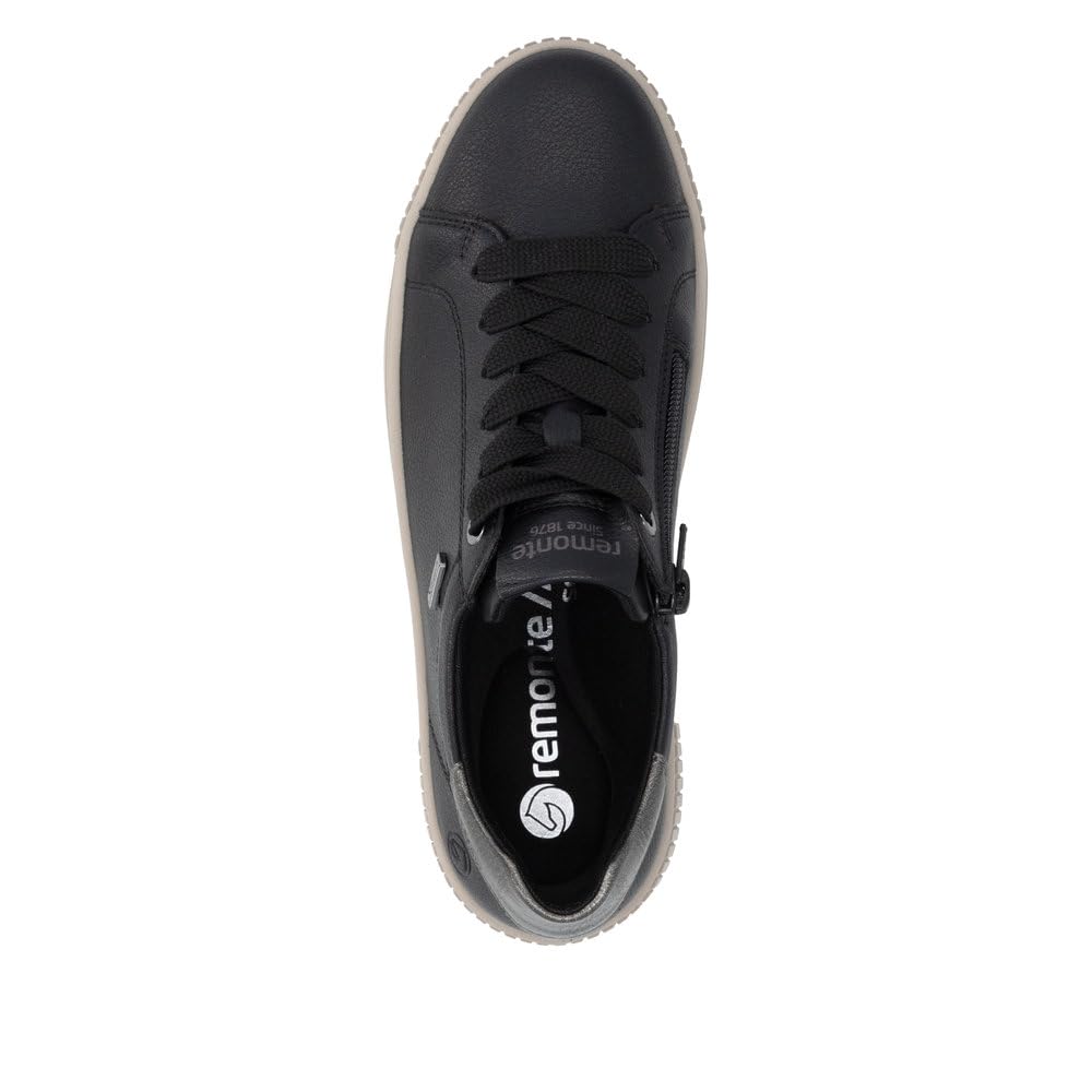 Remonte D3B00 Baskets Basses Femme Noir 39 EU Cuir