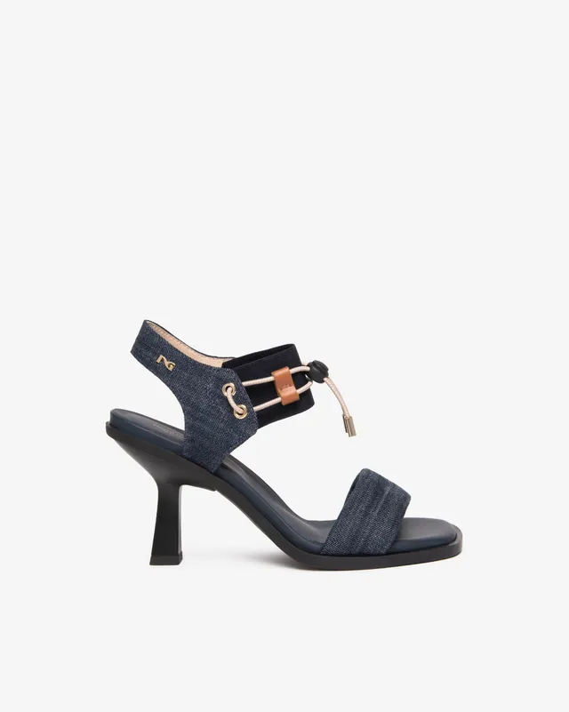NeroGiardini Sandales Femme Tissu Cuir Été 38