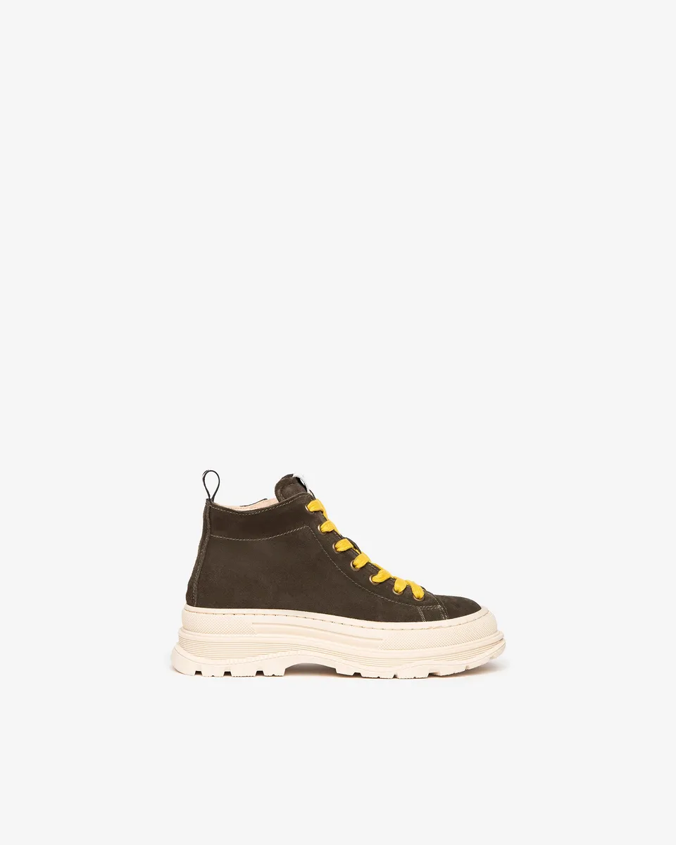 NeroGiardini Bottines Teens Garçon velours DryGo