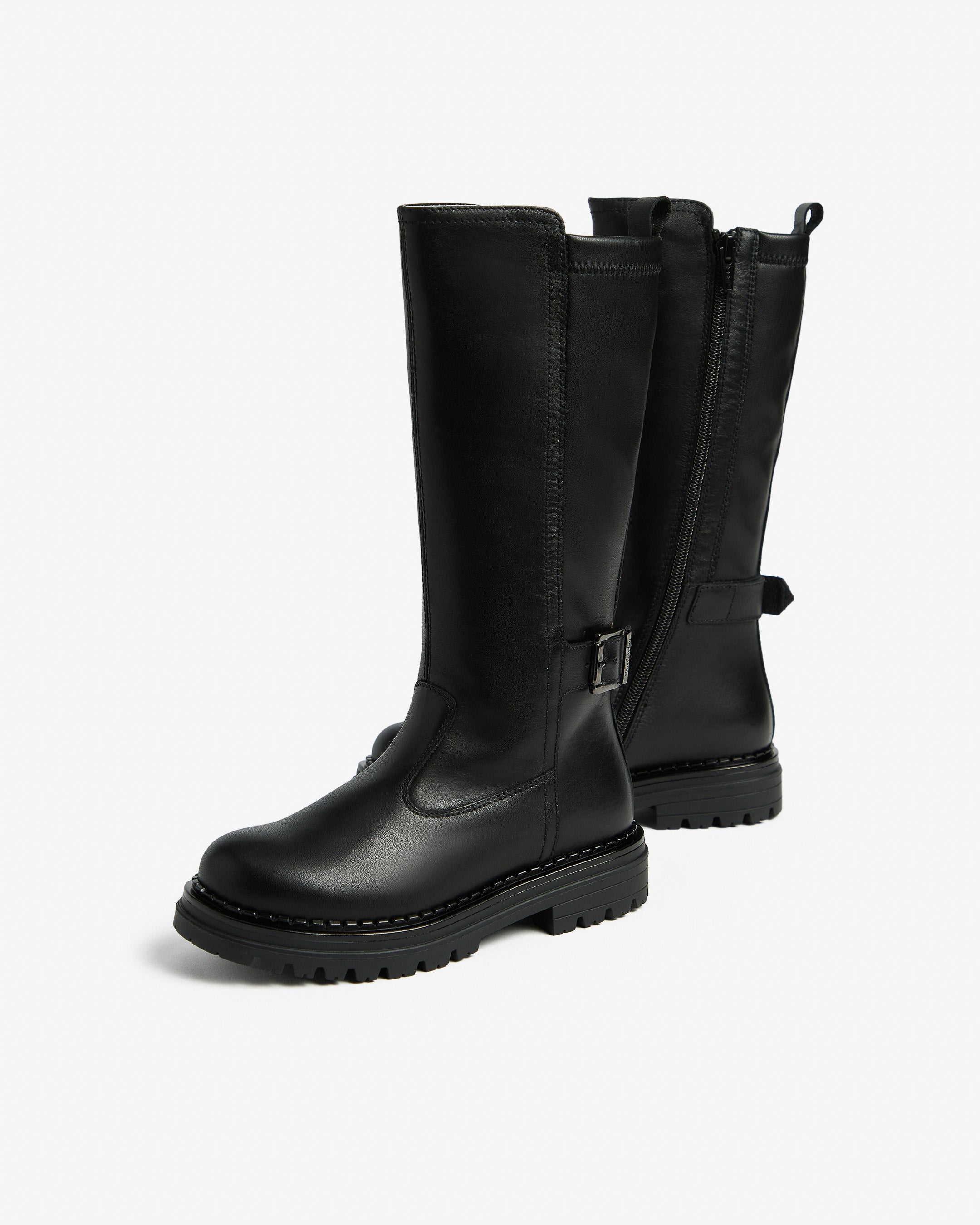 NeroGiardini Bottes Teen Fille Cuir Technique 35
