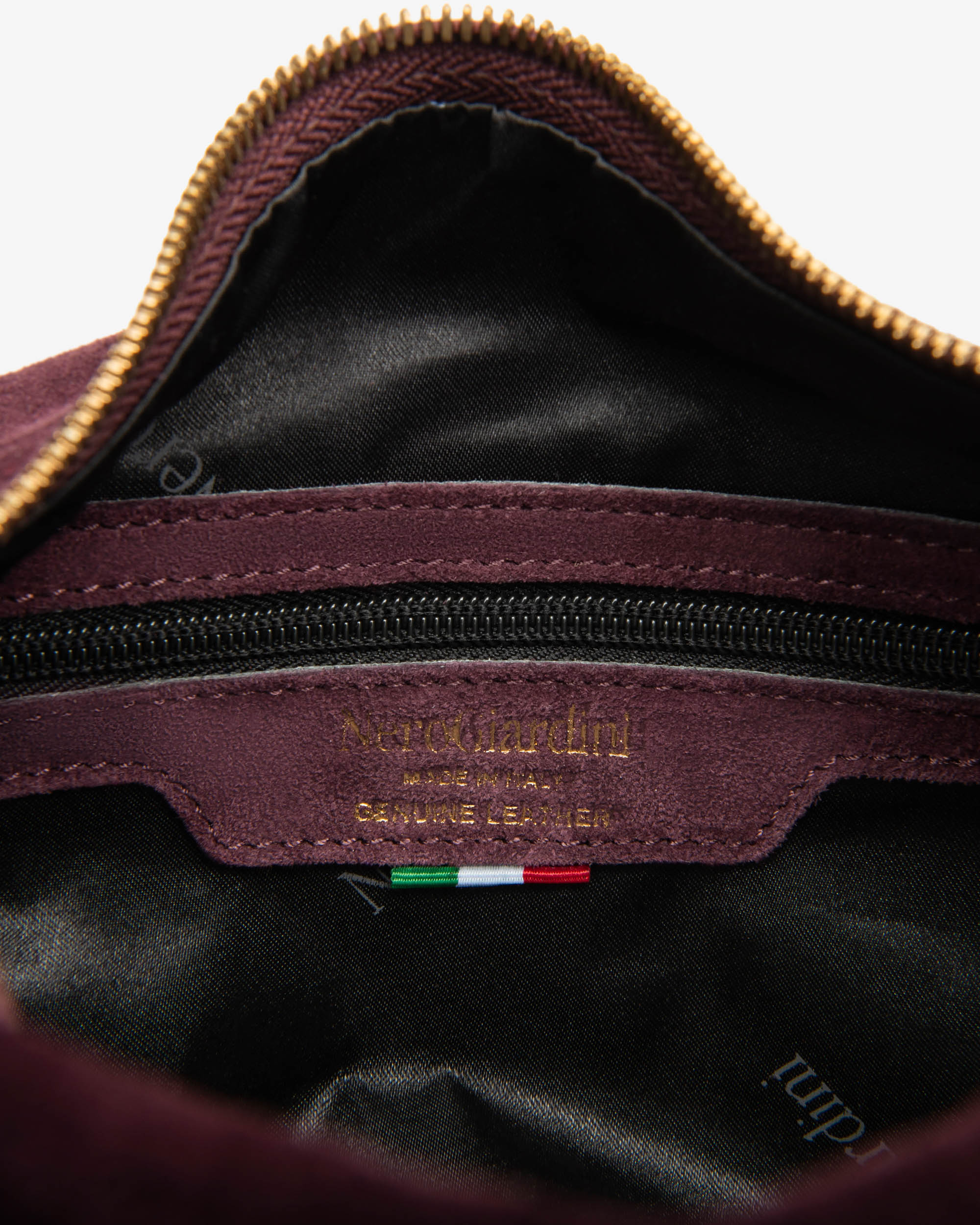 NeroGiardini Hobo besace cuir femme noir