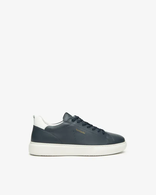 NeroGiardini Sneakers Homme en Cuir baskets cuir made in Italy