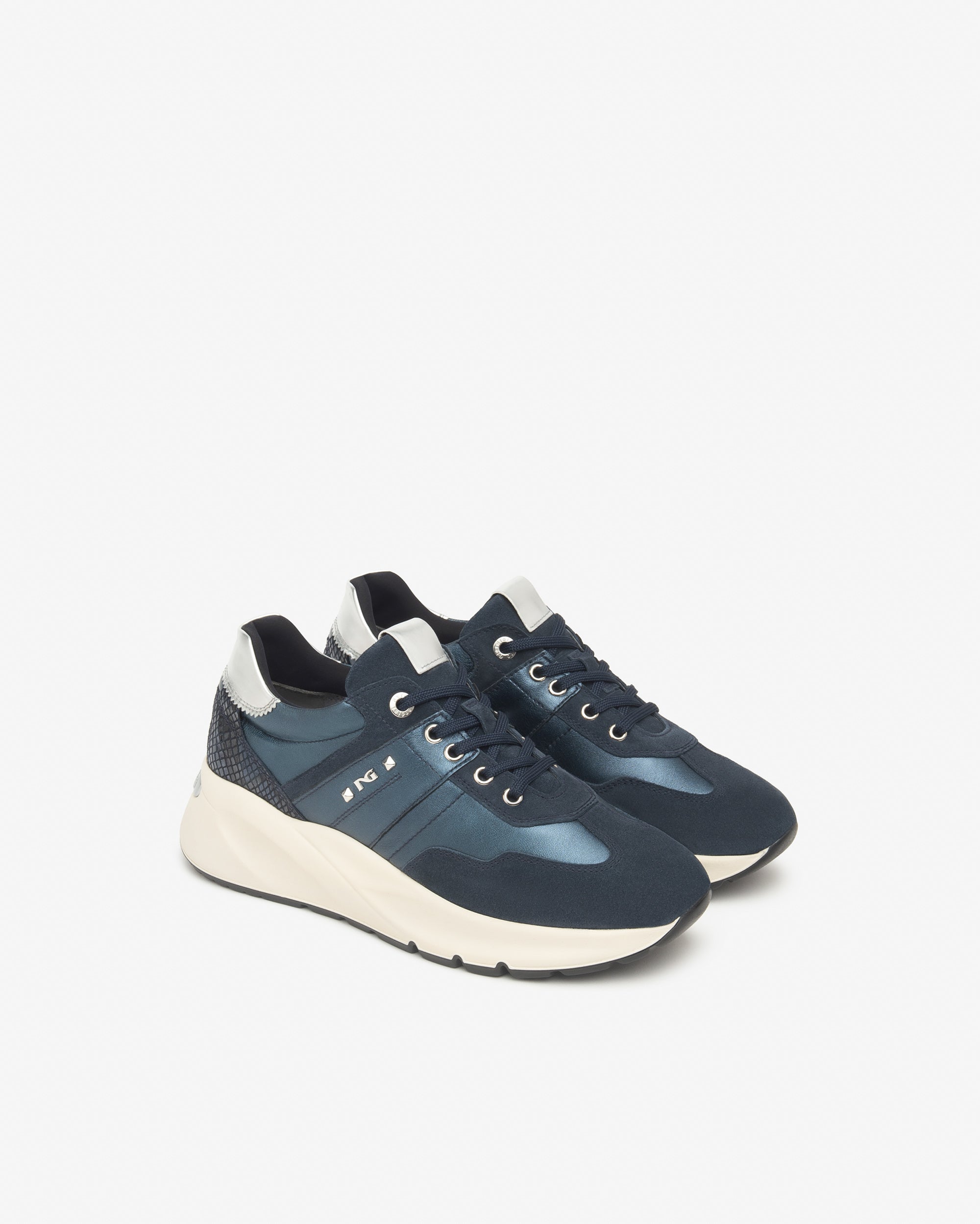 NeroGiardini Sneakers Femme Cuir Velours Memory 35-41
