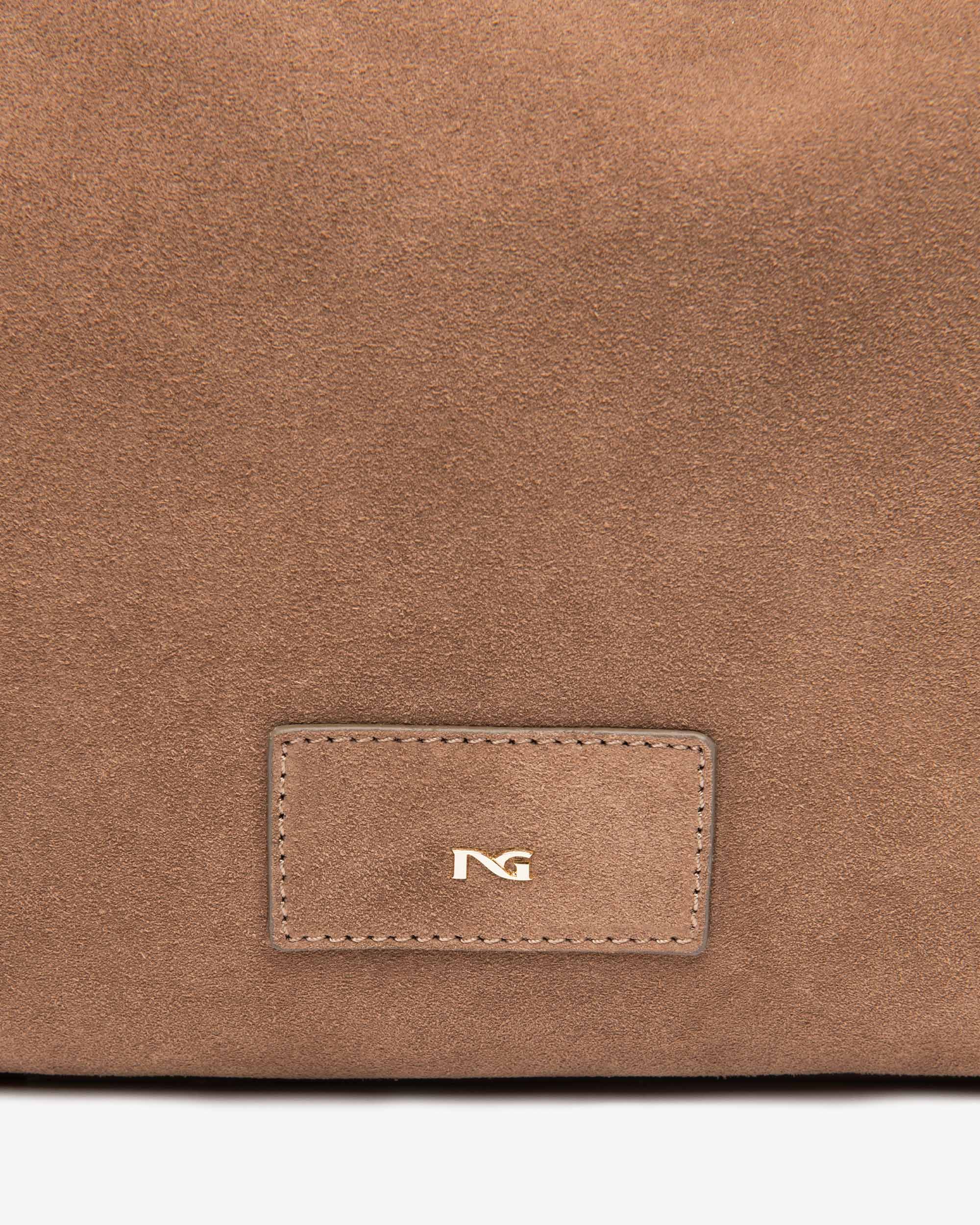 NeroGiardini Sacs Femme Cuir Sac Épaule Daim