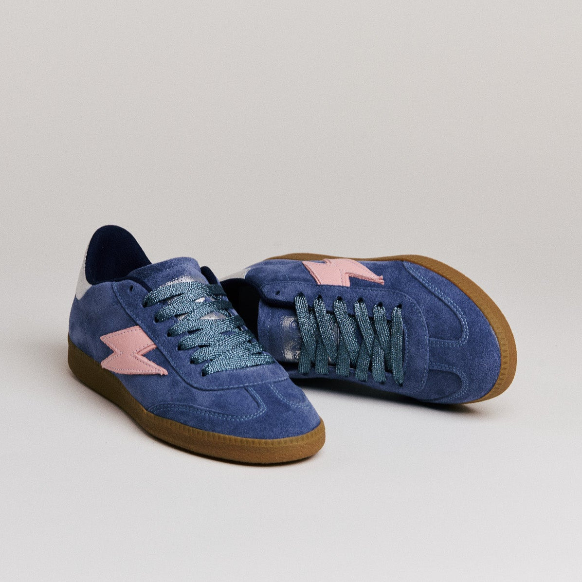 SMR Emily D297 baskets daim bleu jeans