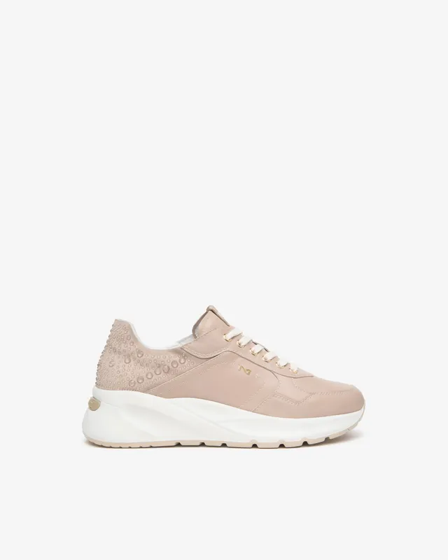 NeroGiardini Sneakers Femme Cuir Daim Été Confort