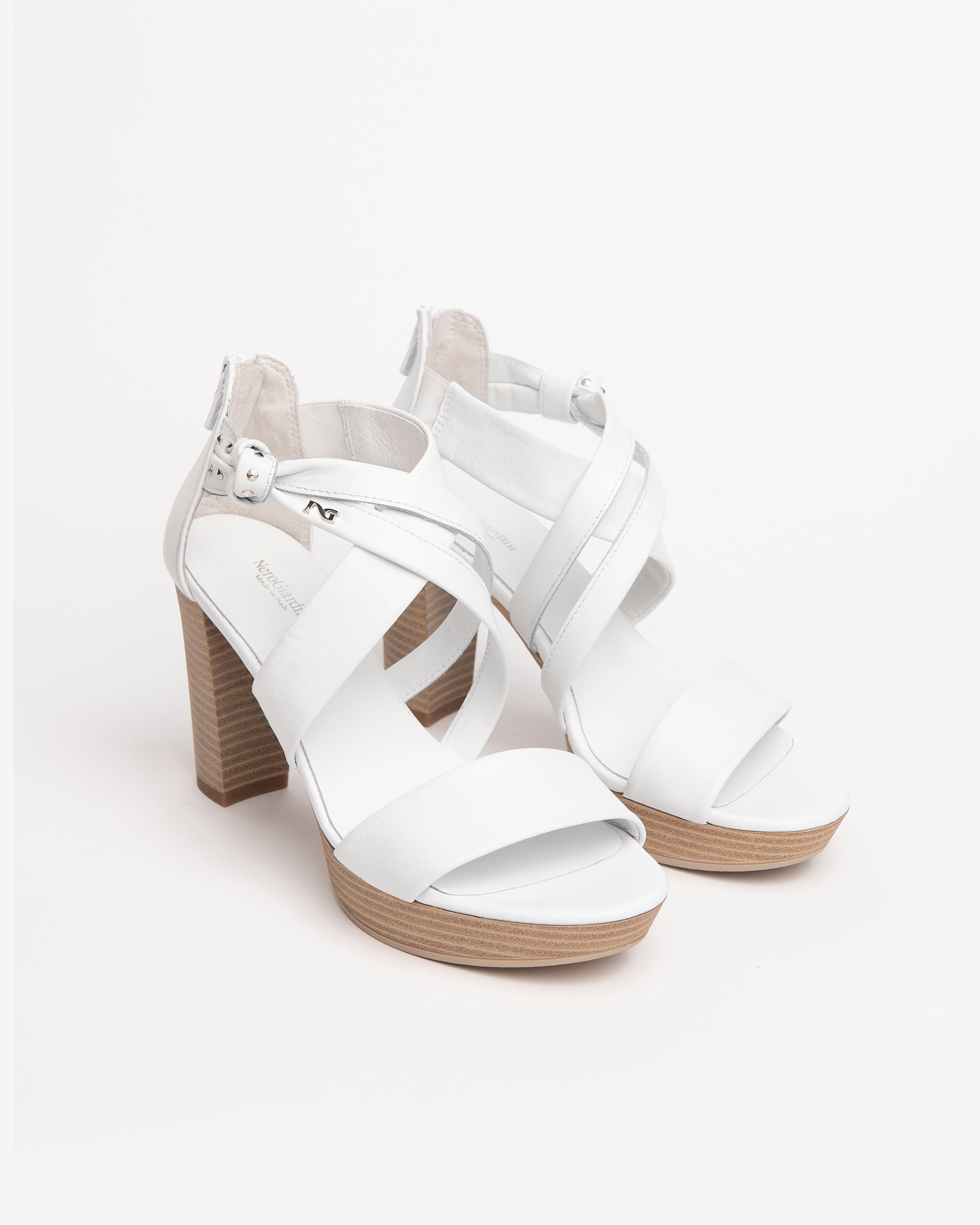 NeroGiardini Sandales Cuir Talon 9cm Pointure 38