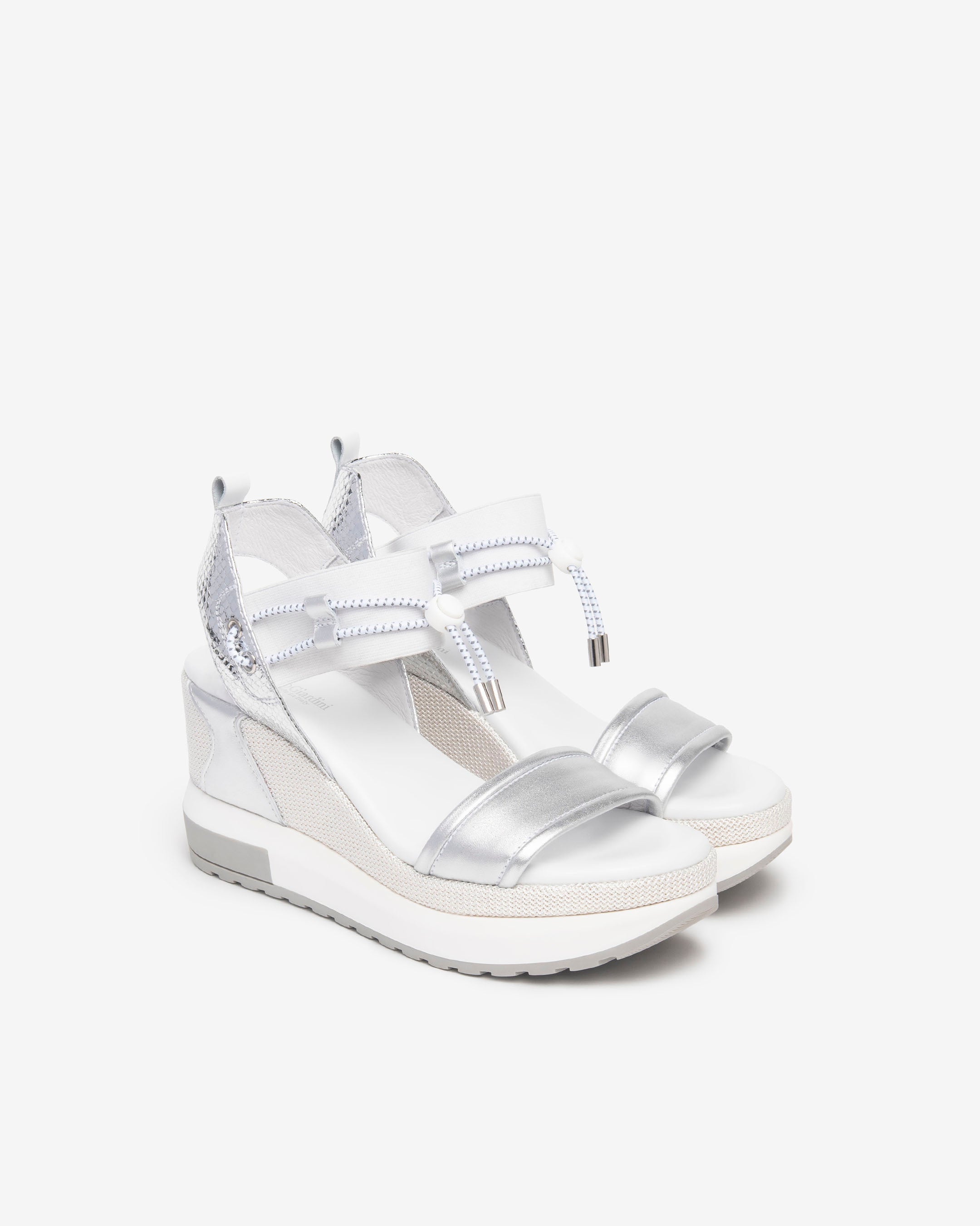 NeroGiardini Sandales Femme Cuir Compensées 80 mm