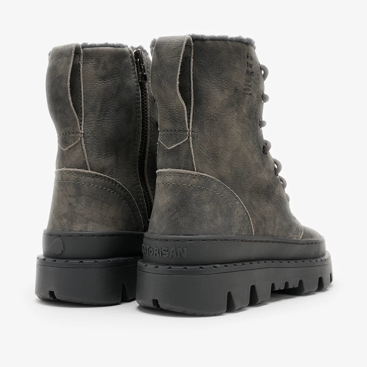 Satorisan Unalome Laces boots laine Khakies Black 36-41