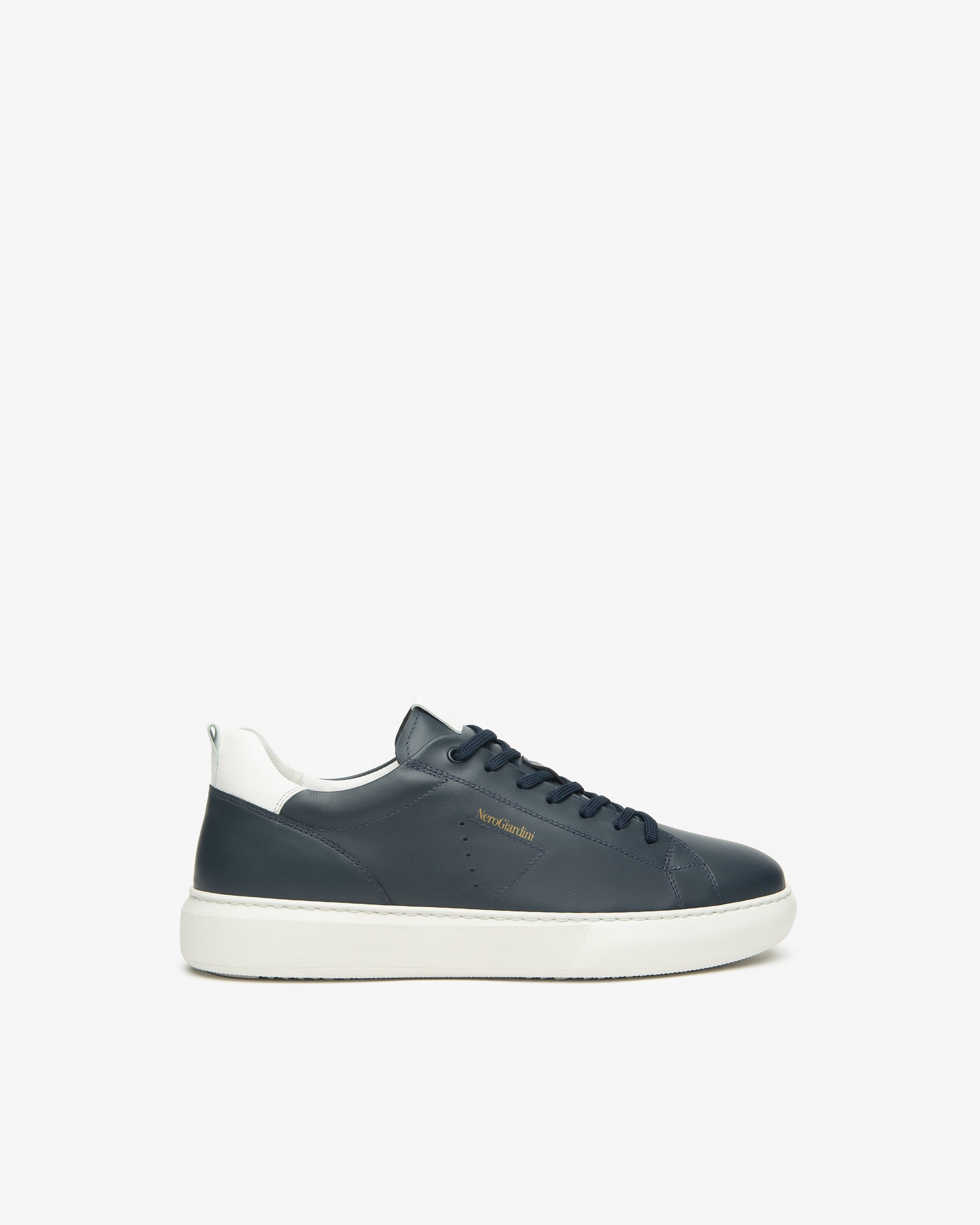 NeroGiardini Sneakers Homme en Cuir baskets cuir made in Italy