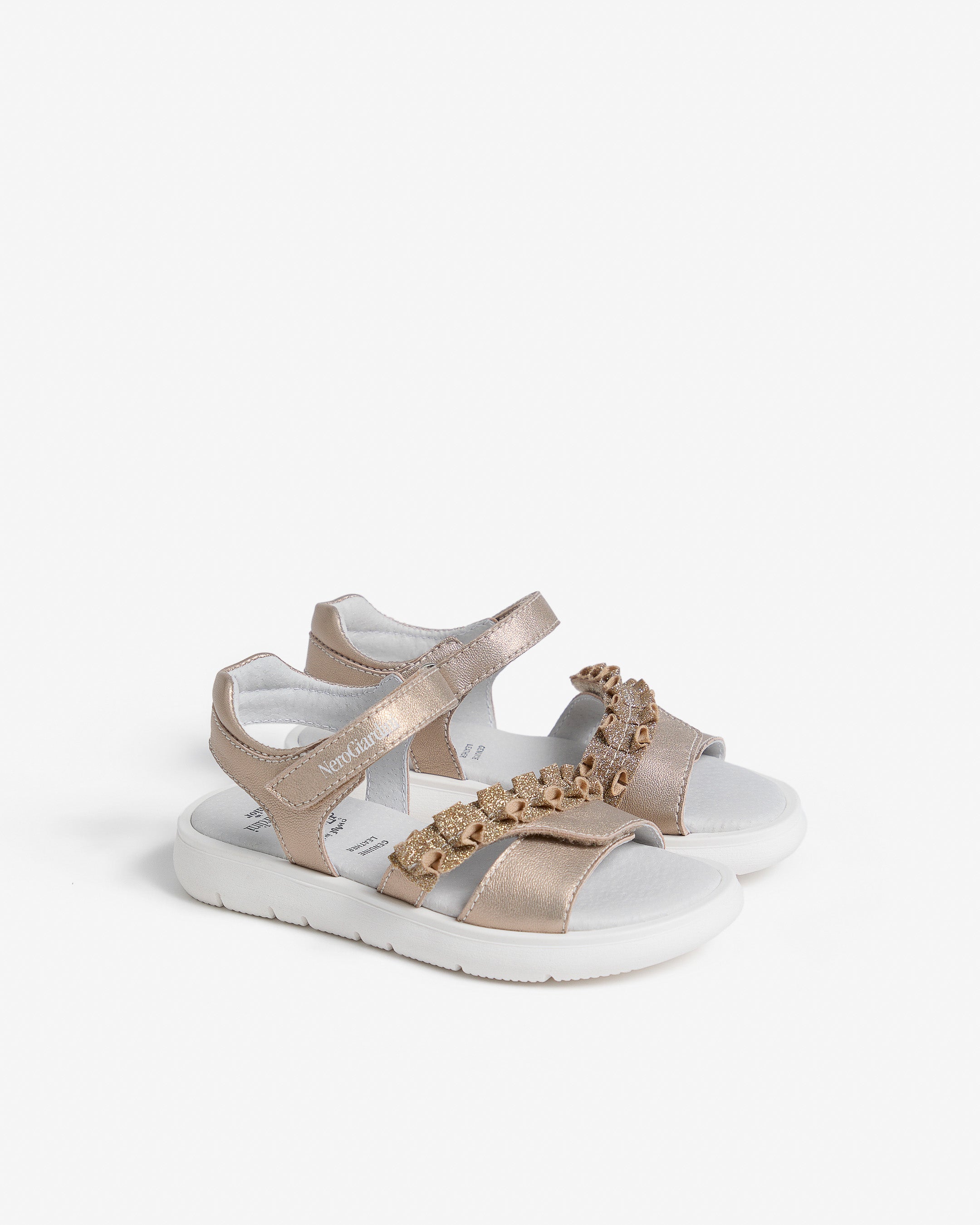 NeroGiardini Sandales Junior Fille Cuir Nu-pieds 28
