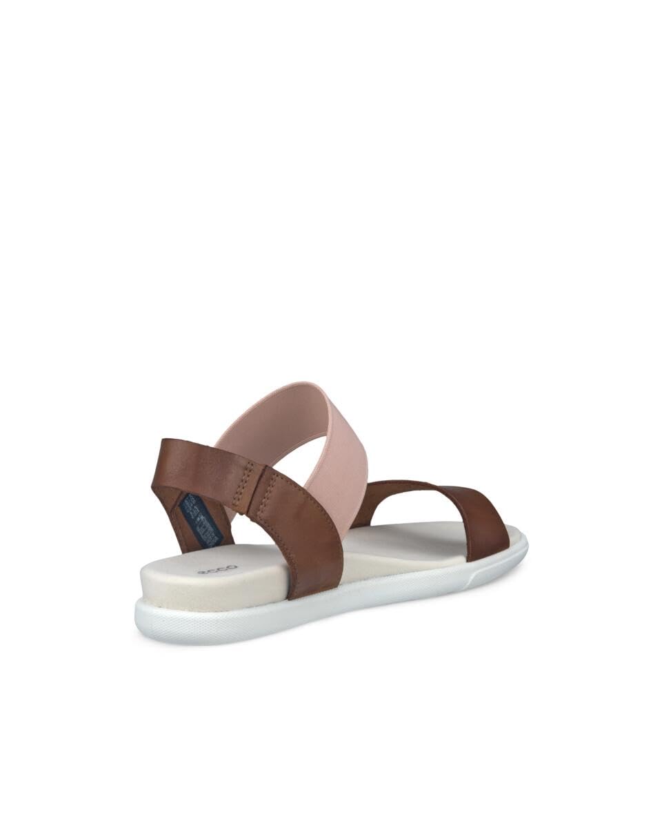 ECCO Damara sandales plates femme noir 41 EU trois brides