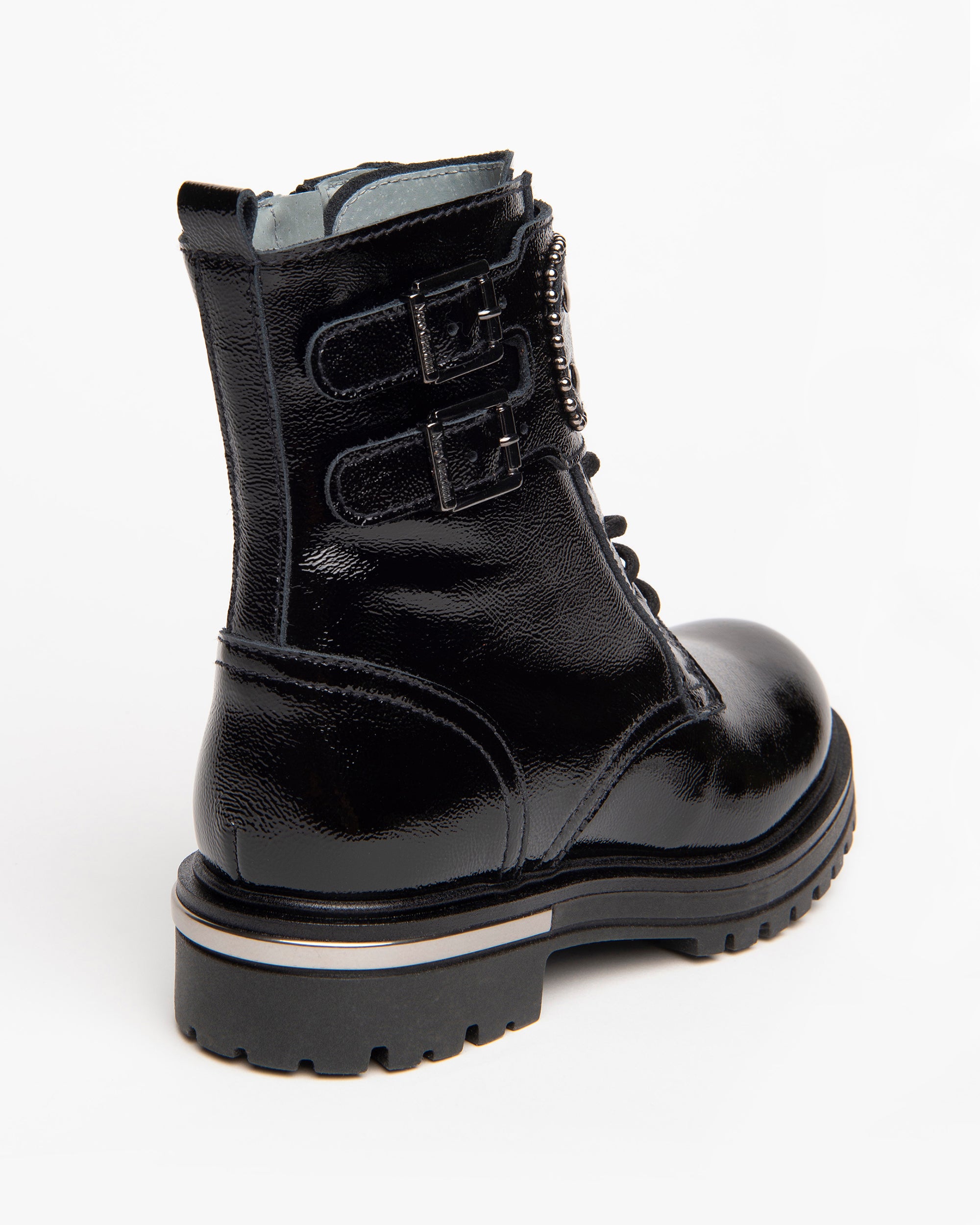 NeroGiardini Bottines Teens Fille Vernis à Lacets
