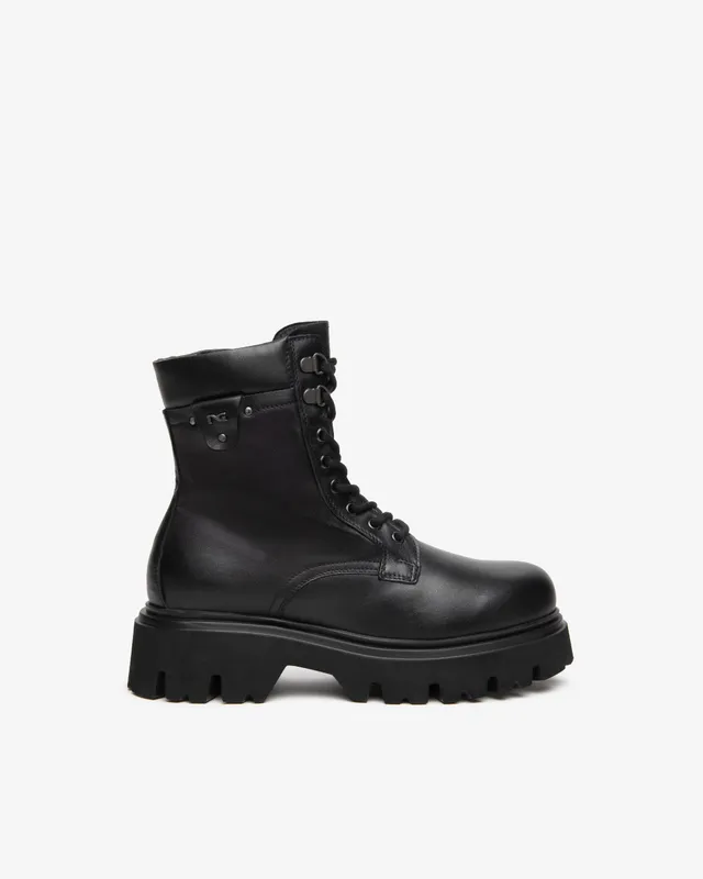 NeroGiardini Bottines Motardes Femme Cuir Talon 55 mm