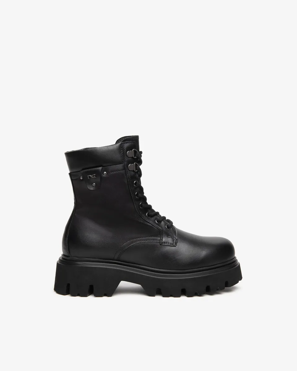 NeroGiardini Bottines Motardes Femme Cuir Talon 55 mm