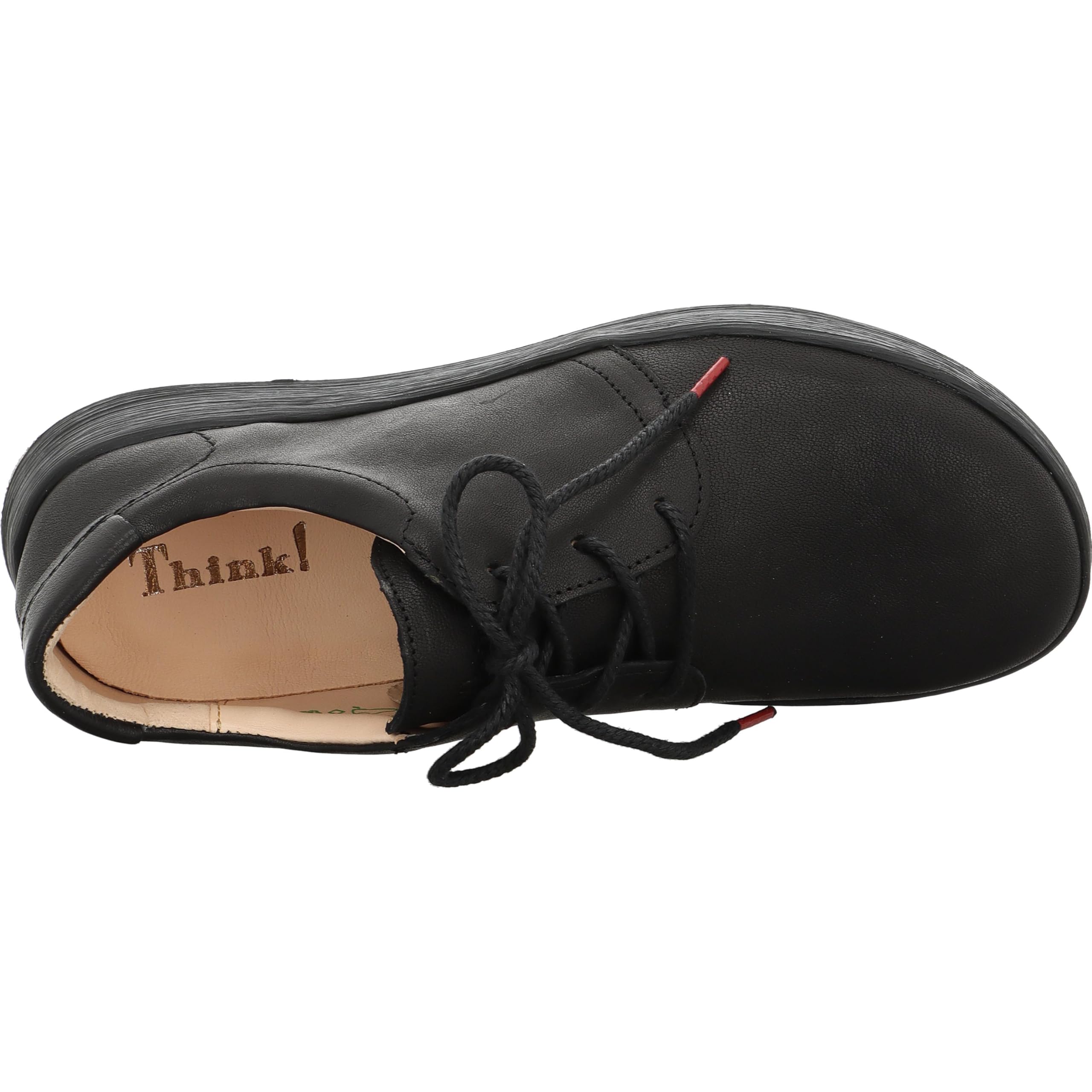 Think Comoda Chaussures Lacets Femme 38 EU noir cuir