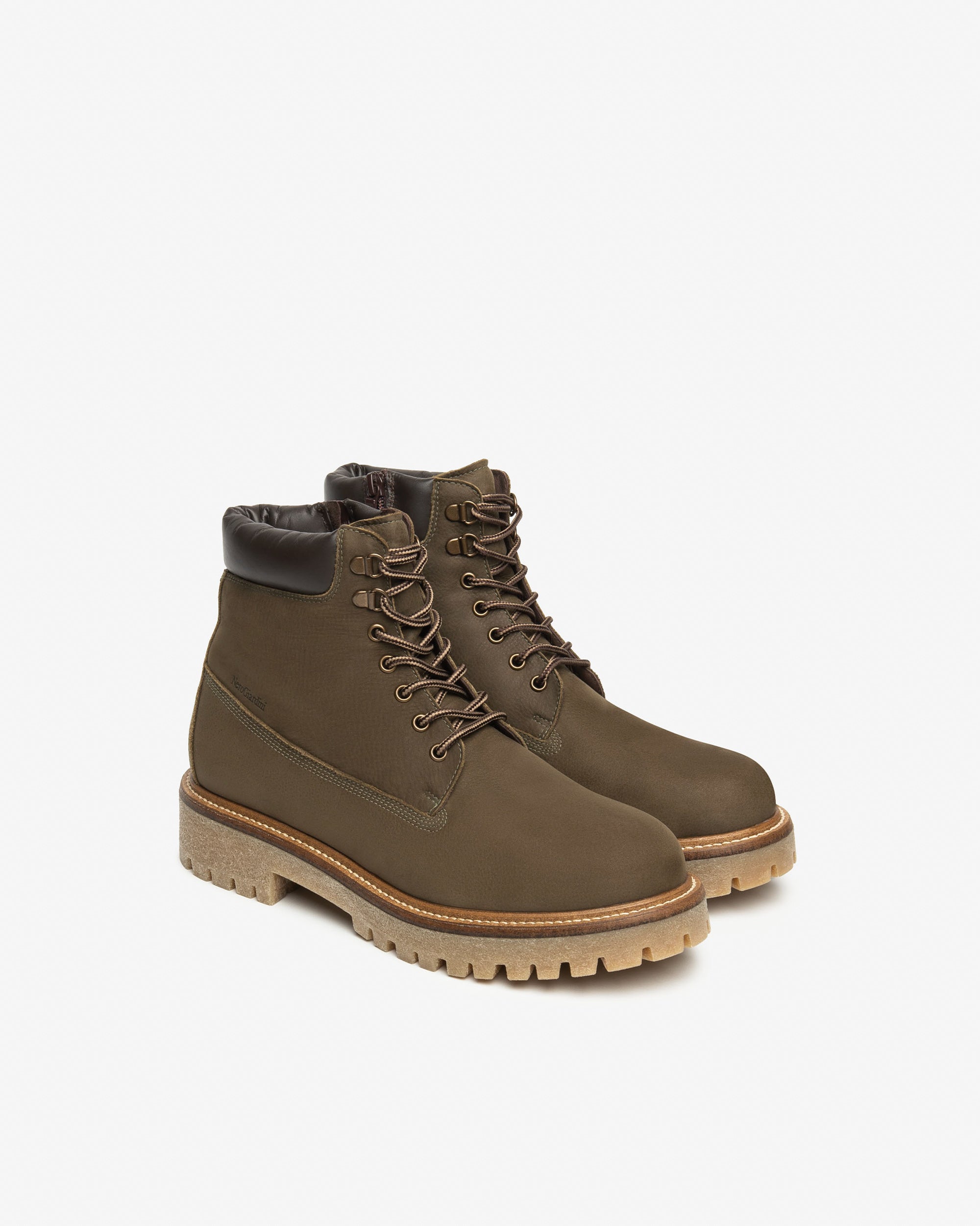 NeroGiardini Bottines Motardes Homme Cuir Hiver