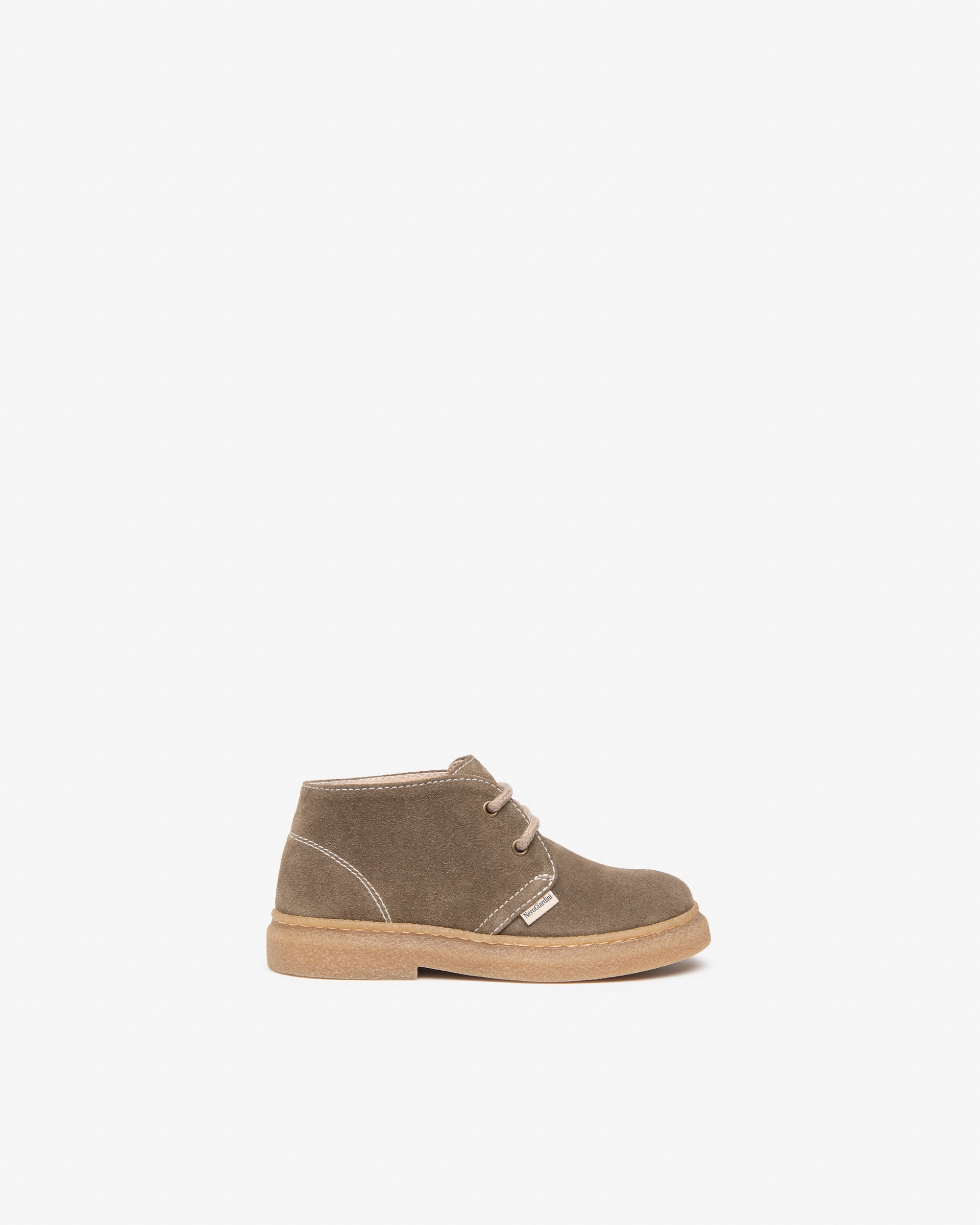 Nerogiardini Boots Junior Garçon Cuir Velours Daim