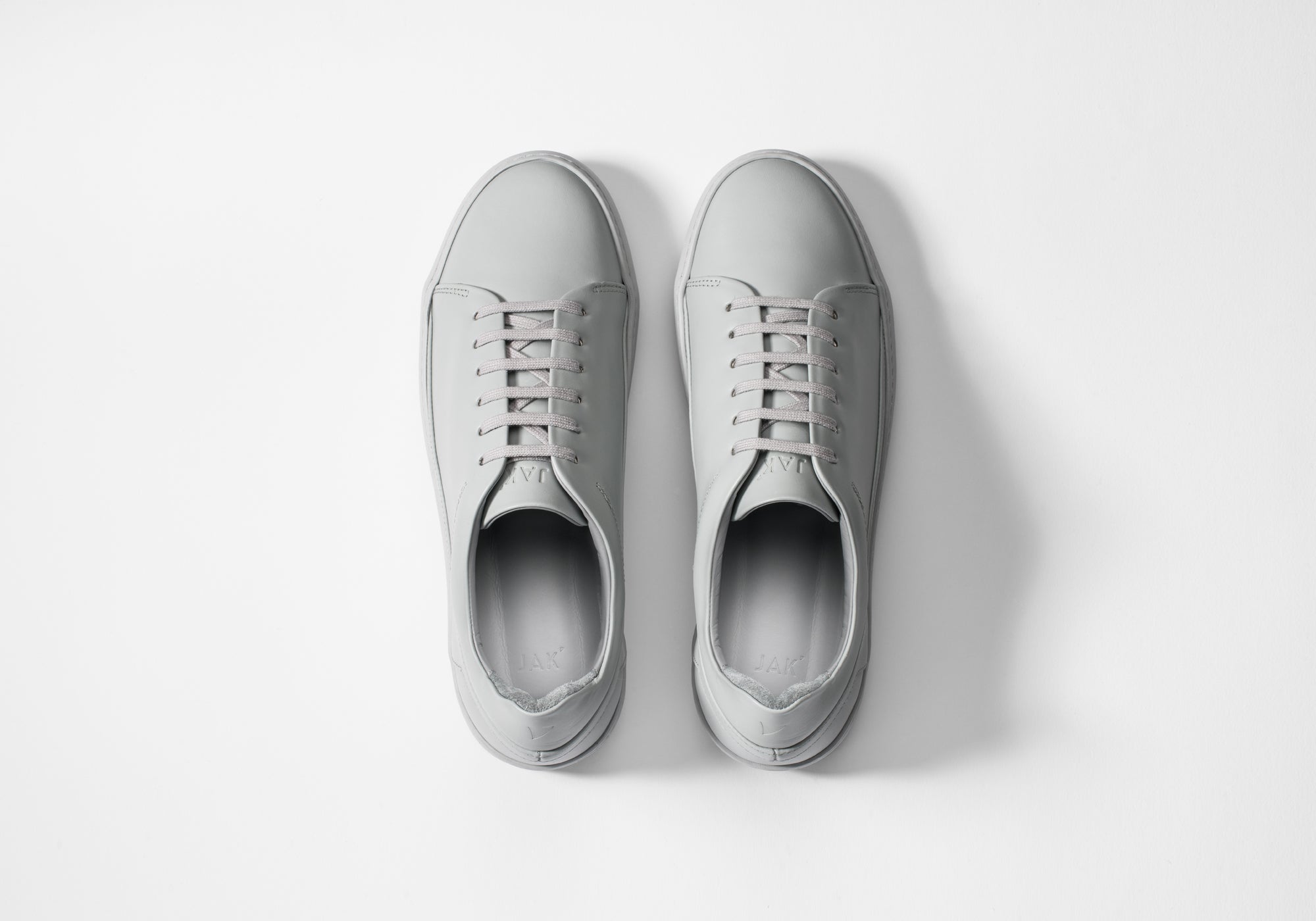 JAK Mercury sneaker cuir gris clair basse mixte