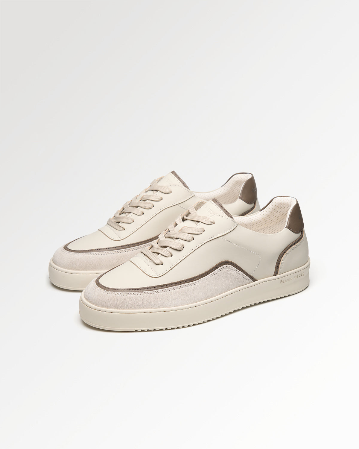 Filling Pieces Mondo Stack Nappa Off White sneaker écru